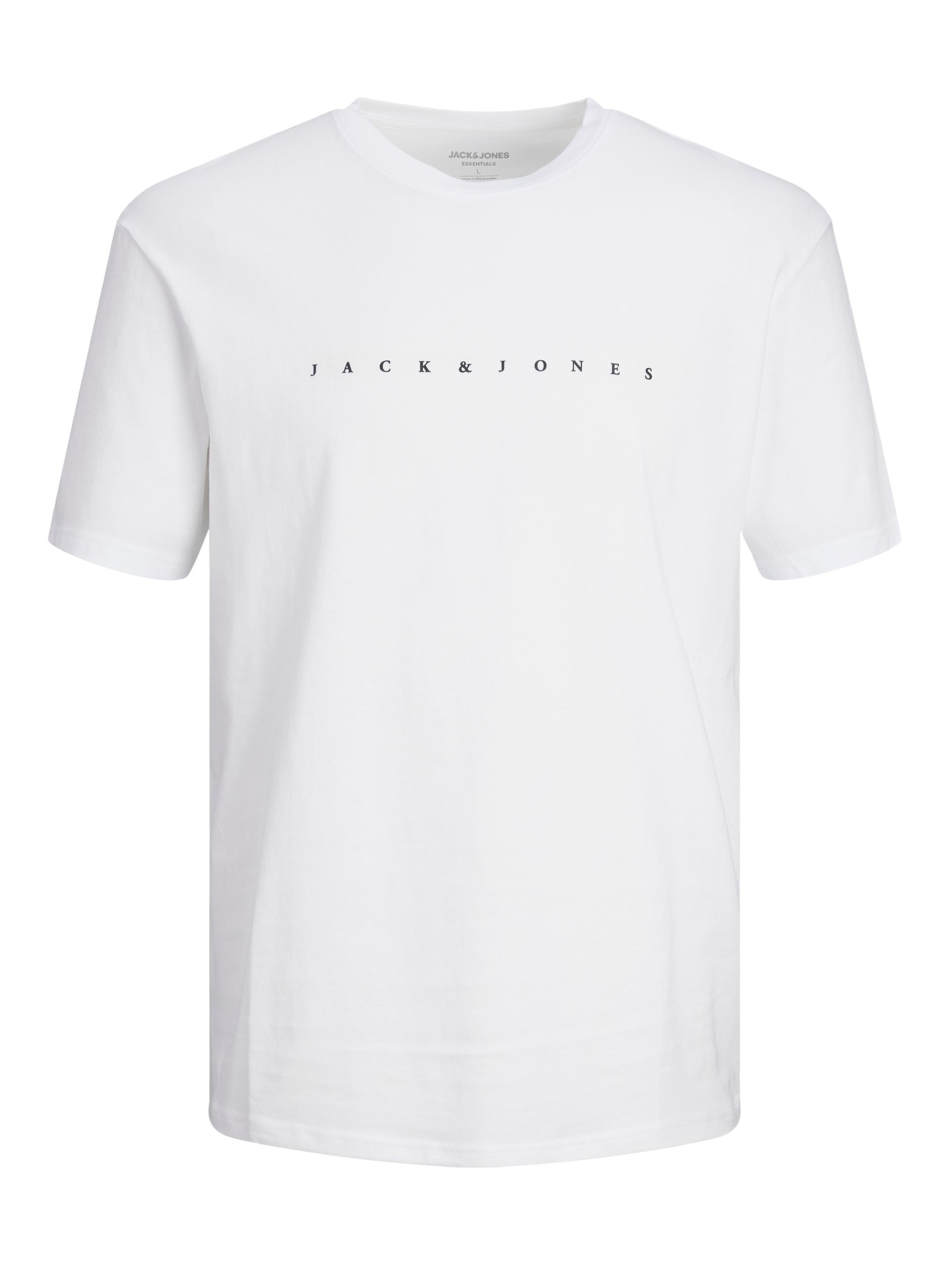 Jack & Jones JJESTAR JJ TEE SS JNR Wit voor Jongens | Kids Brand Store
