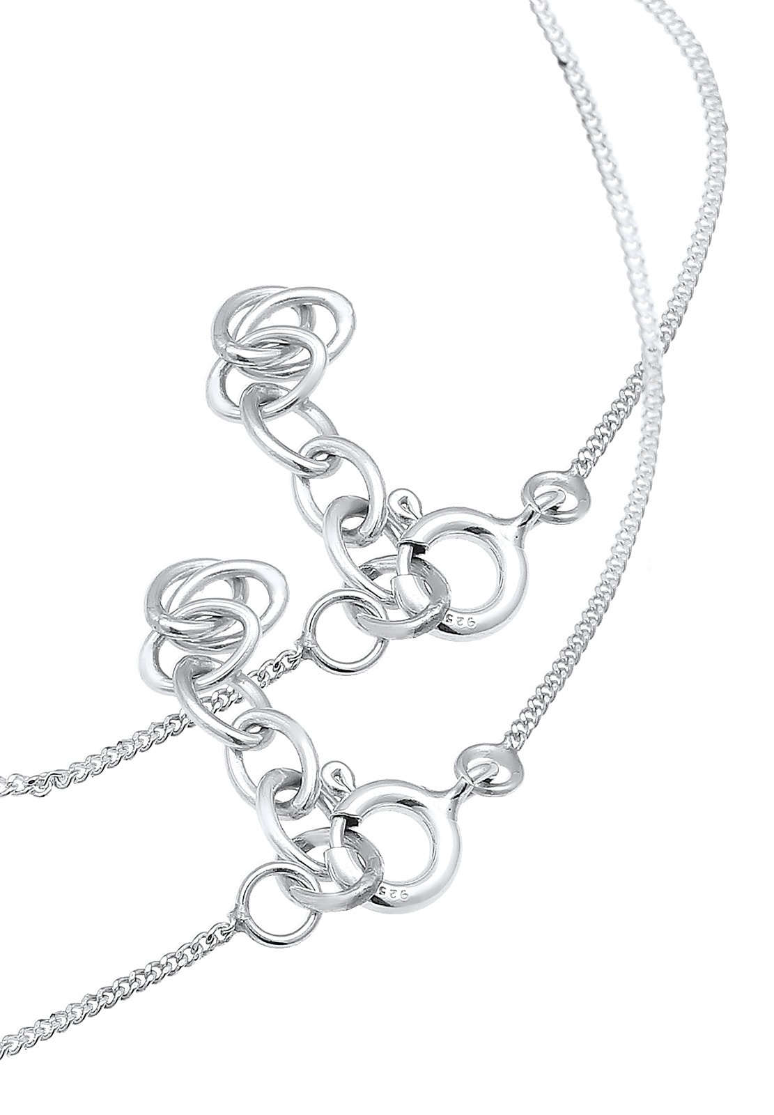 Elli Schmuckset »Herz Kristalle 925 Silber«