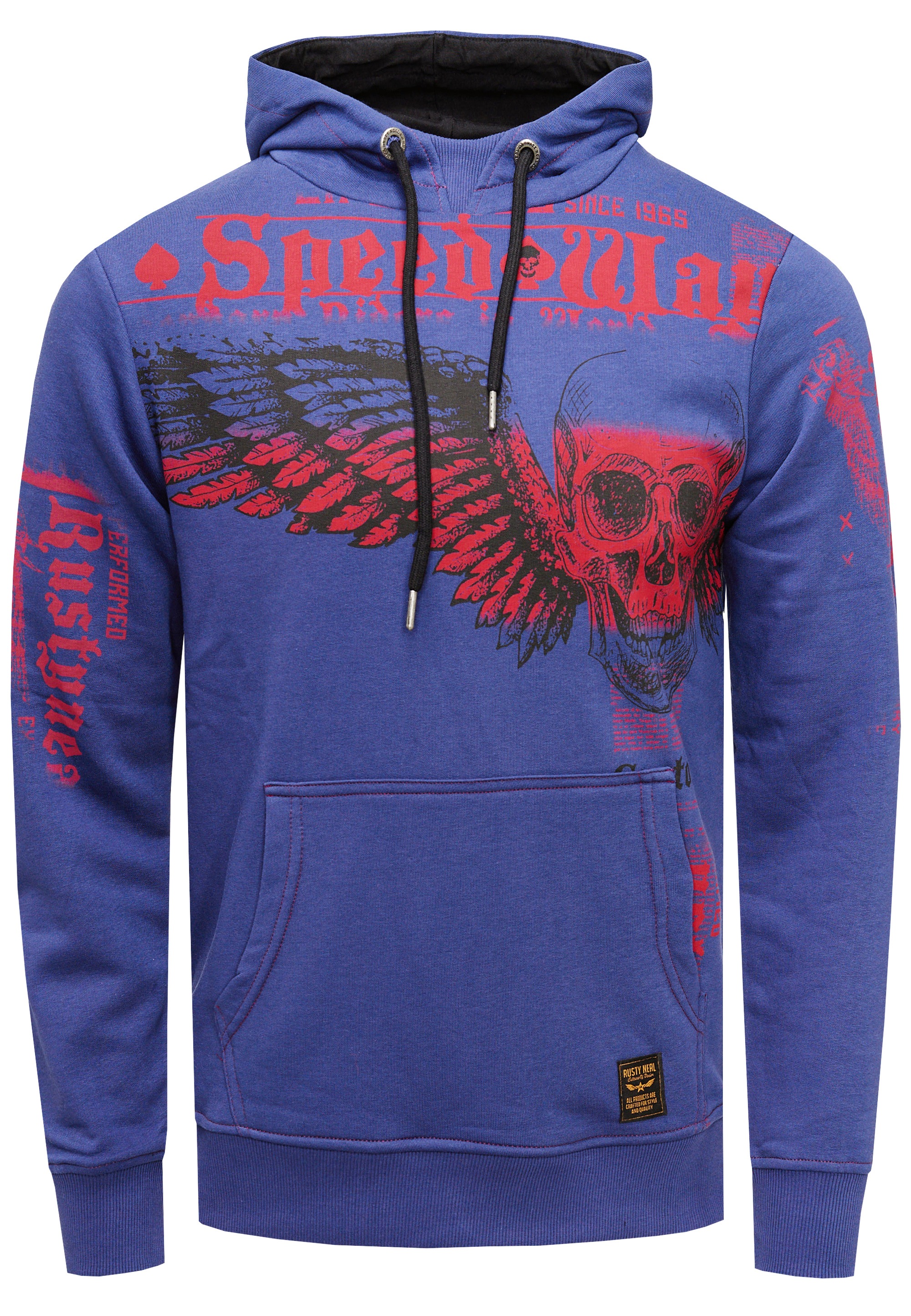 Rusty Neal Kapuzensweatshirt »Rusty Neal Sweater«, mit trendigen Prints