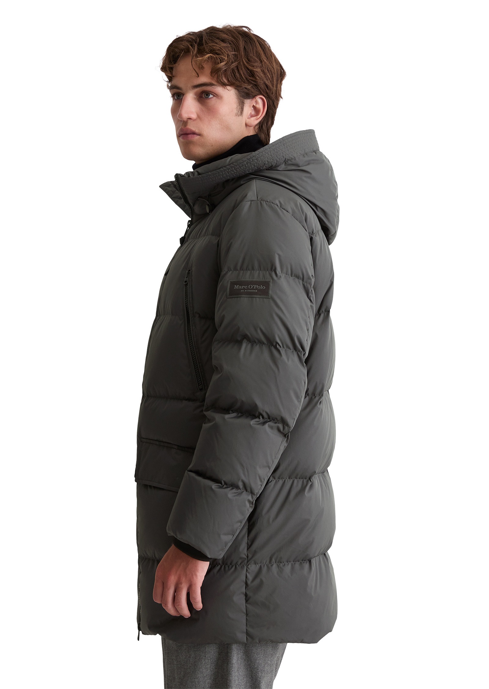 Marc O'Polo Outdoorjacke »mit funktionalen Taschen« ohne Kapuze