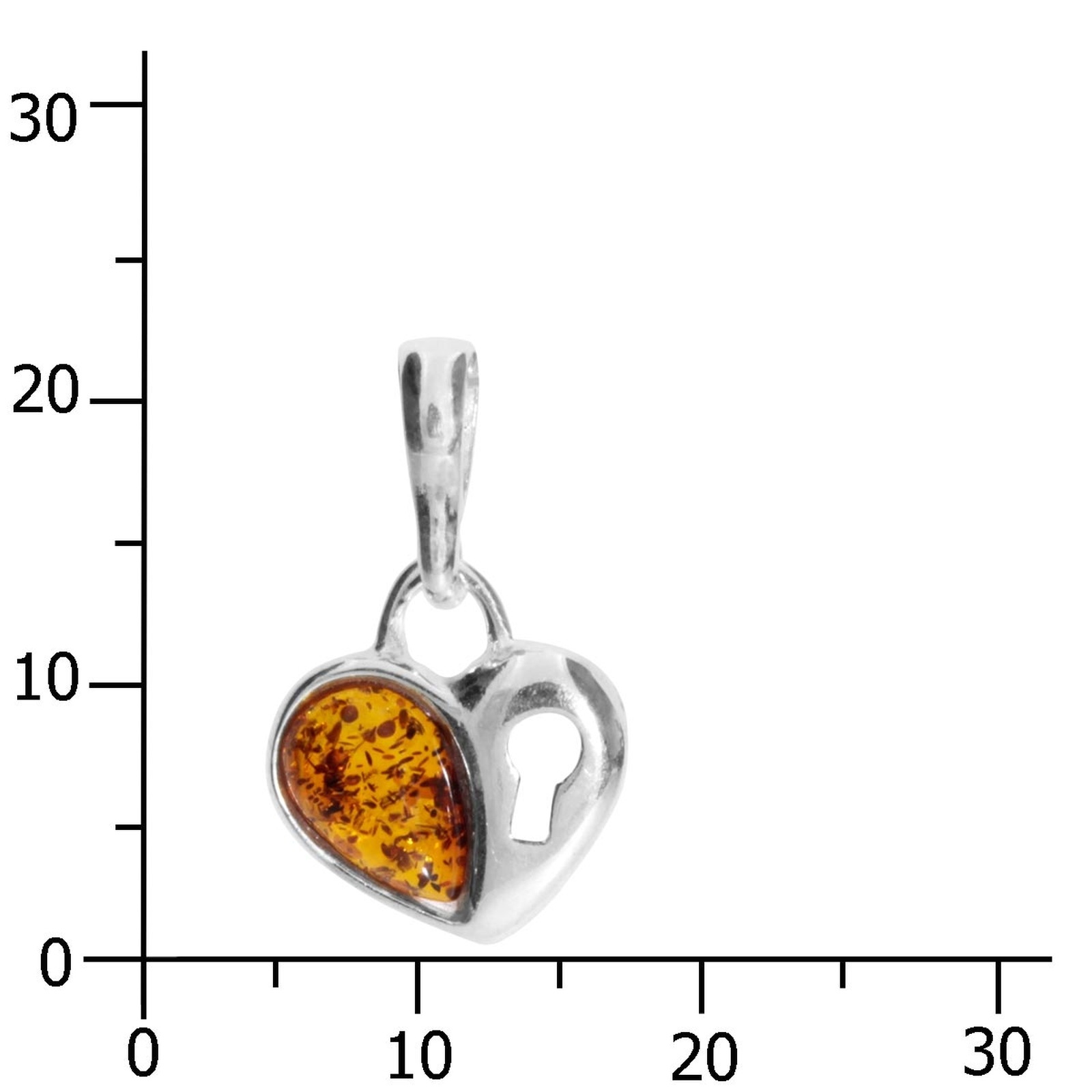 OSTSEE-SCHMUCK Kettenanhänger »Ostsee-Schmuck Anhänger Herz Anhänger Herz«, (1 tlg.)