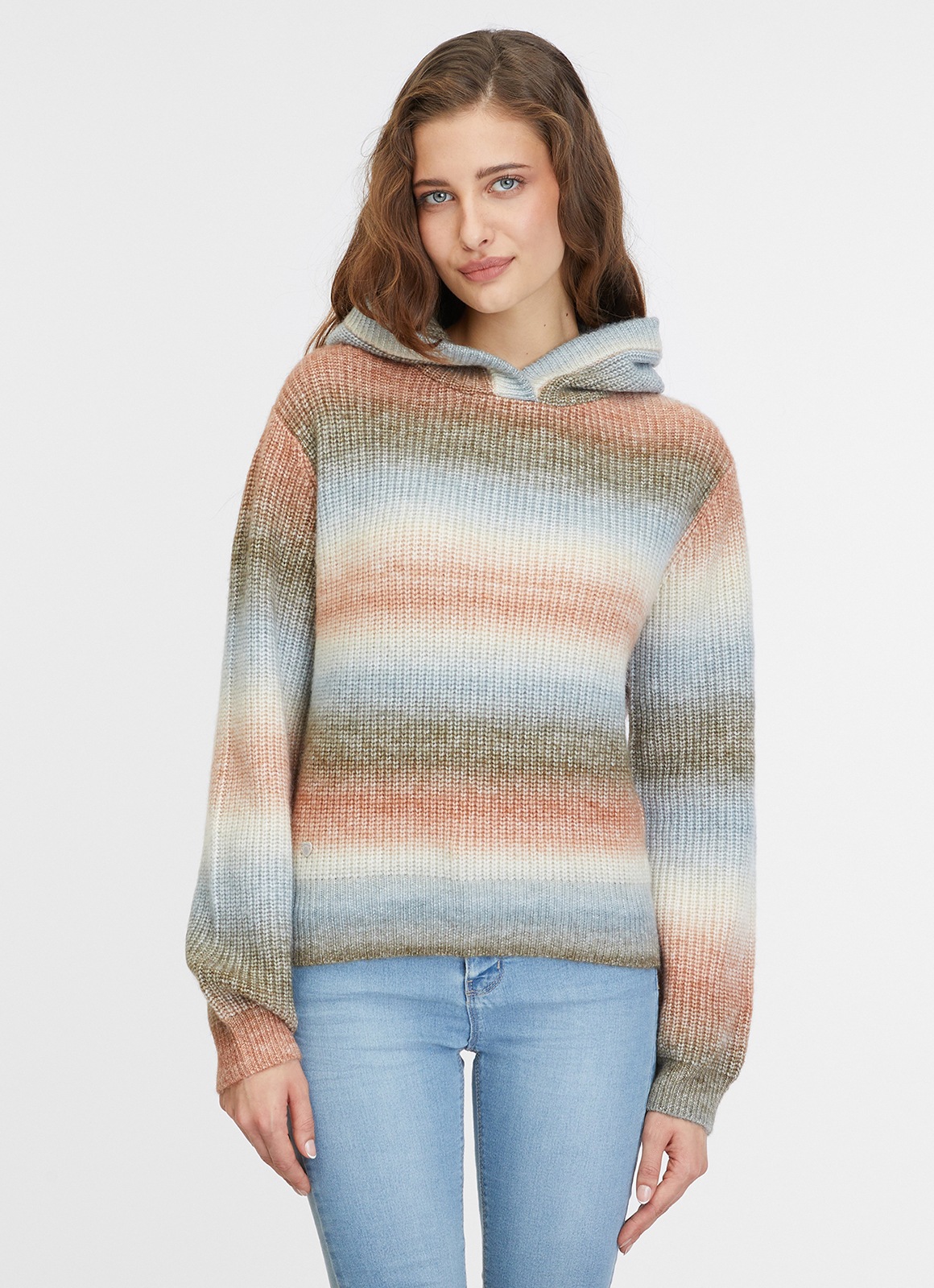 Ragwear Megztinis su gobtuvu »OFINA« su Streif...