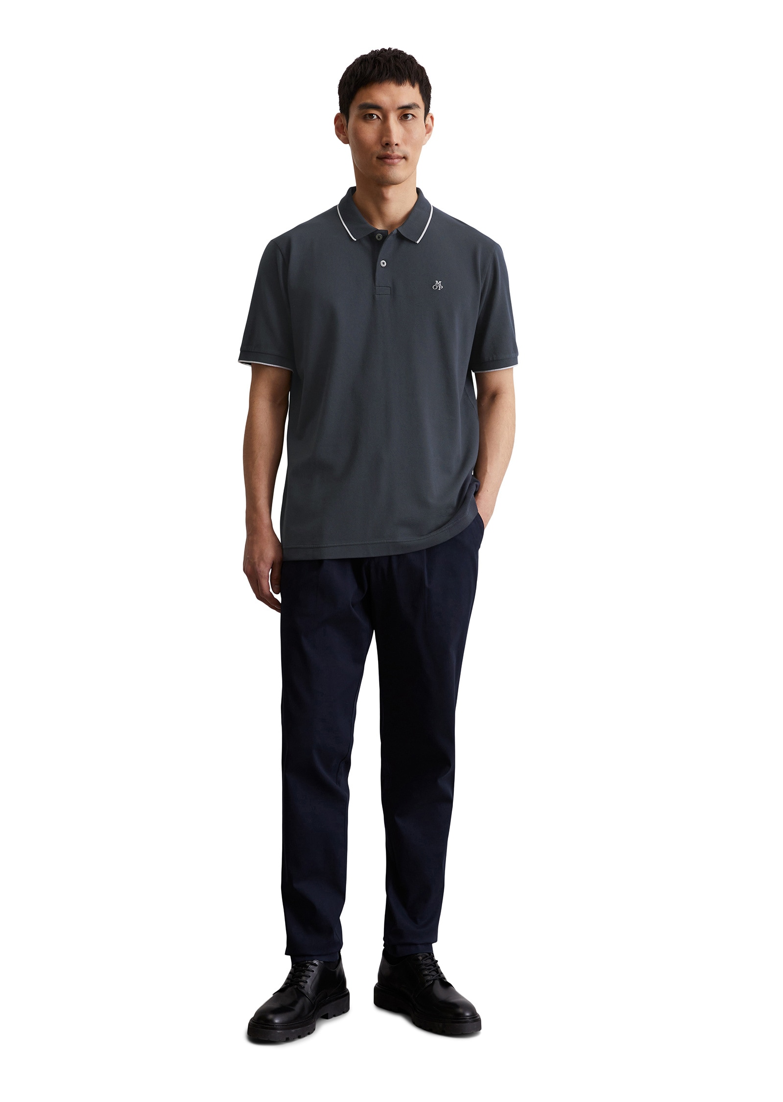 Marc O'Polo Poloshirt »aus Bio-Baumwoll-Mix«