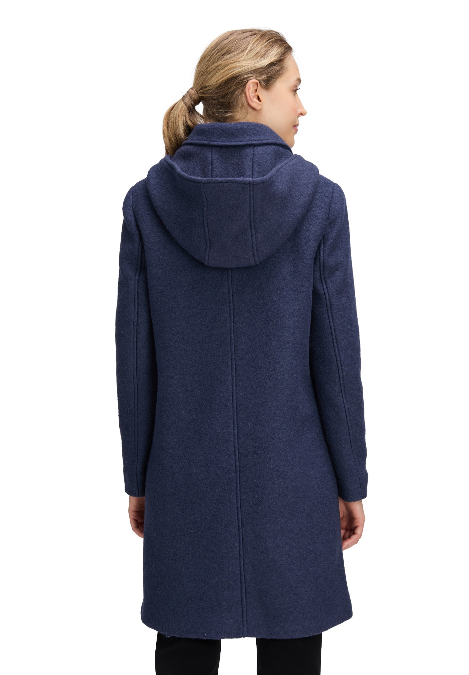 Betty Barclay Wolljacke »Betty Barclay Damen Wollmantel mit abnehmbarer Kapuze«, mit Kapuze