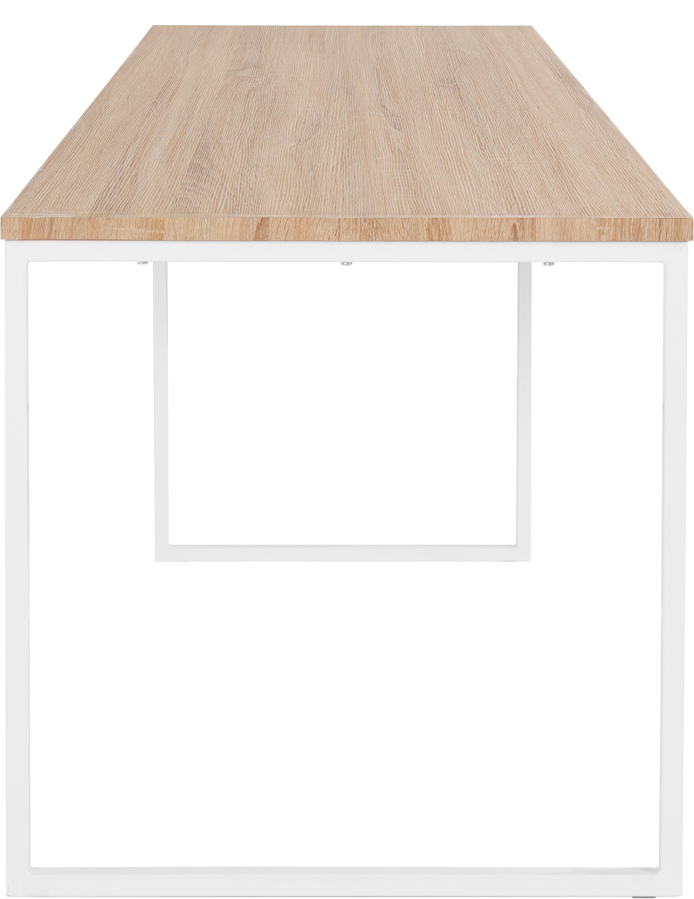 Table à manger andas Hulsig Chêne/Blanc 180x90x76cm 3