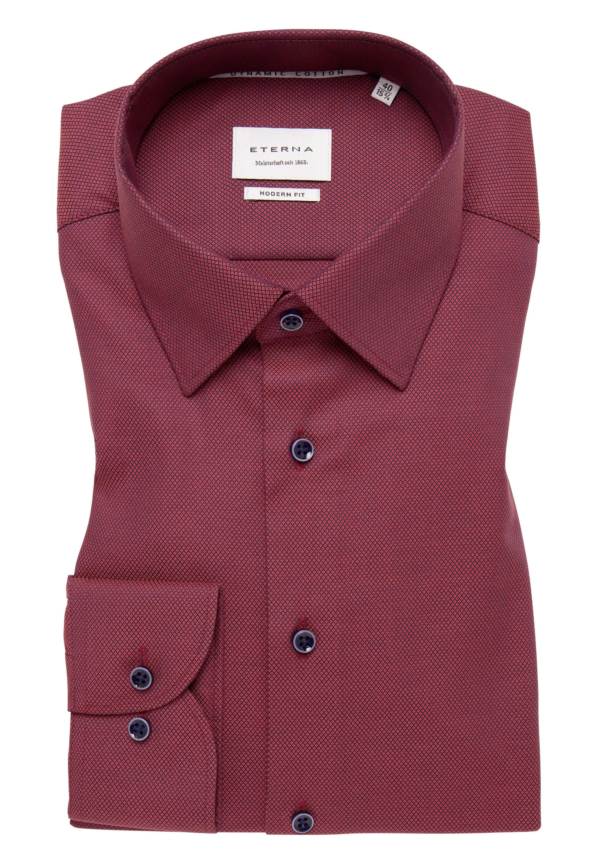 Eterna Langarmhemd »MODERN FIT«, NON IRON (bügelfrei)
