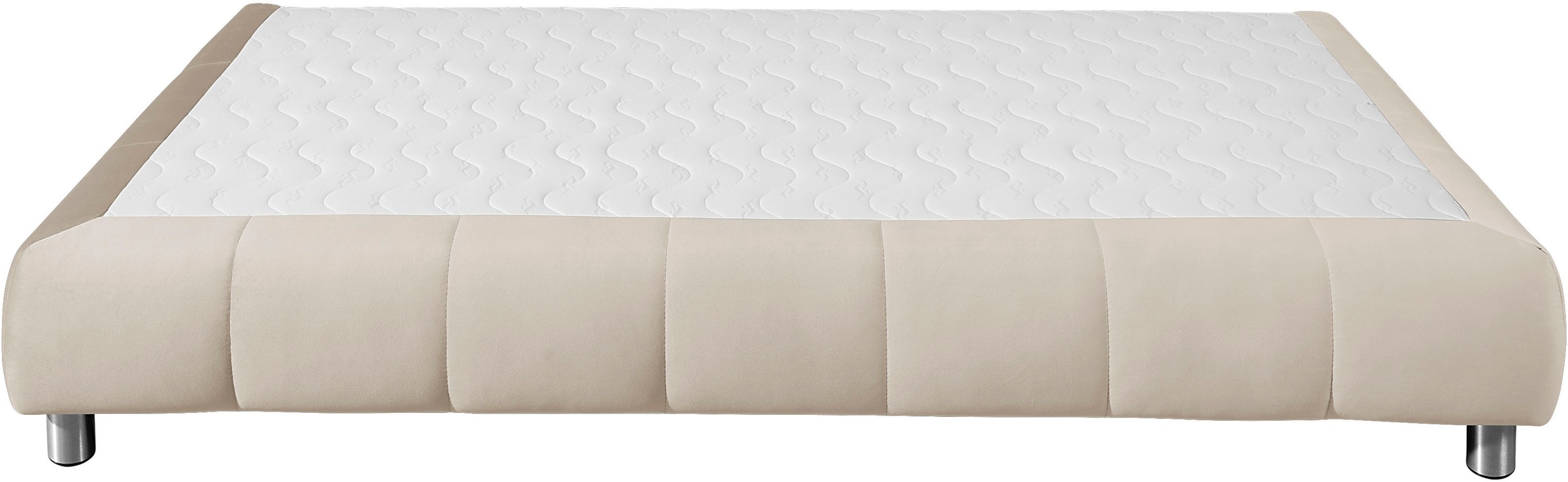 andas Boxspringbett »Salo«, Ohne Kopfteil, inkl. Topper, auch in Überlänge 220 cm