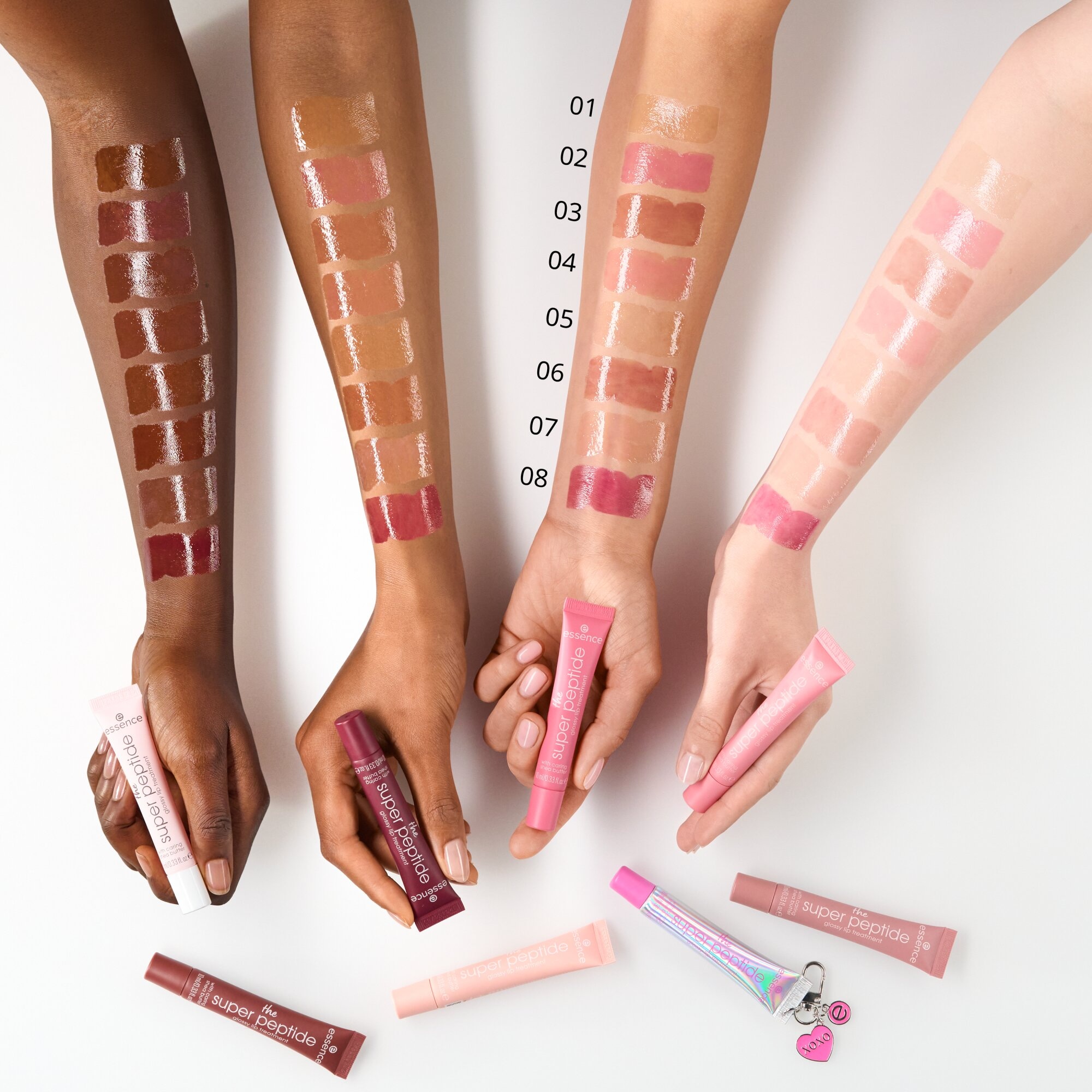 Essence Lipgloss »the super peptide glossy lip treatment«