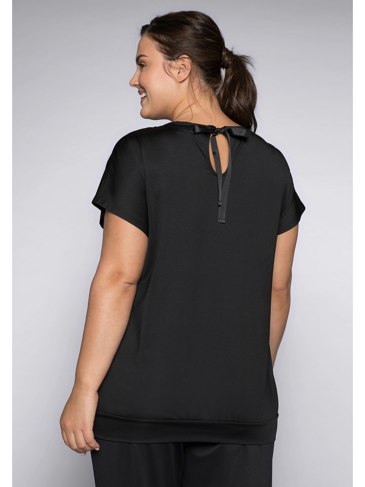 Sheego T-Shirt für | BAUR »Große Größen«, bestellen aus Funktionsmaterial