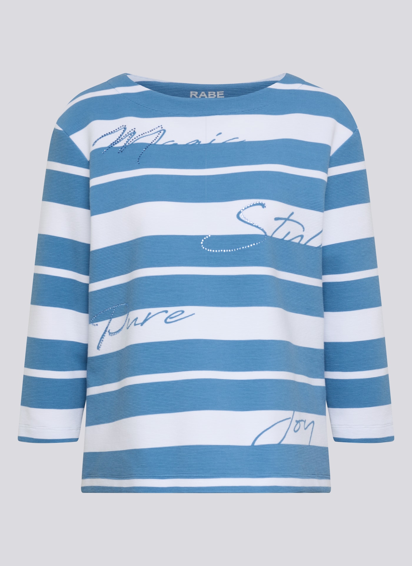 Rabe 3/4-Arm-Shirt, mit Schriftzug