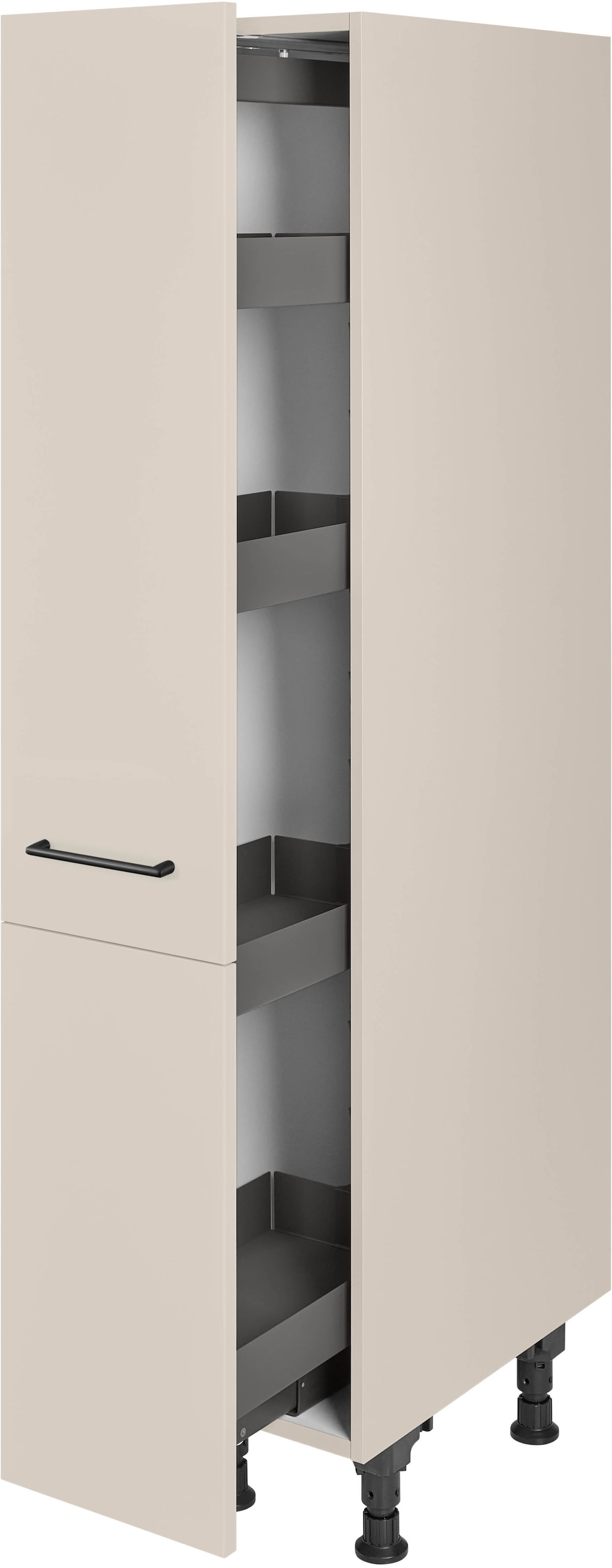 nobilia® Apothekerschrank »"MIAMI", mit 4 Einhängekörben, Breite 30 cm,  Höhe 167,8 cm,« vormontiert, Ein- und Auszugsdämpfung SoftStoppPro