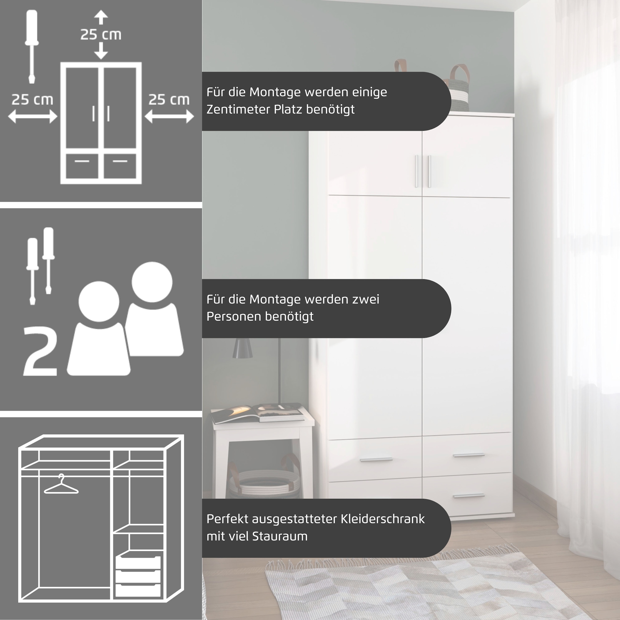 rauch Kleiderschrank »Kemi«