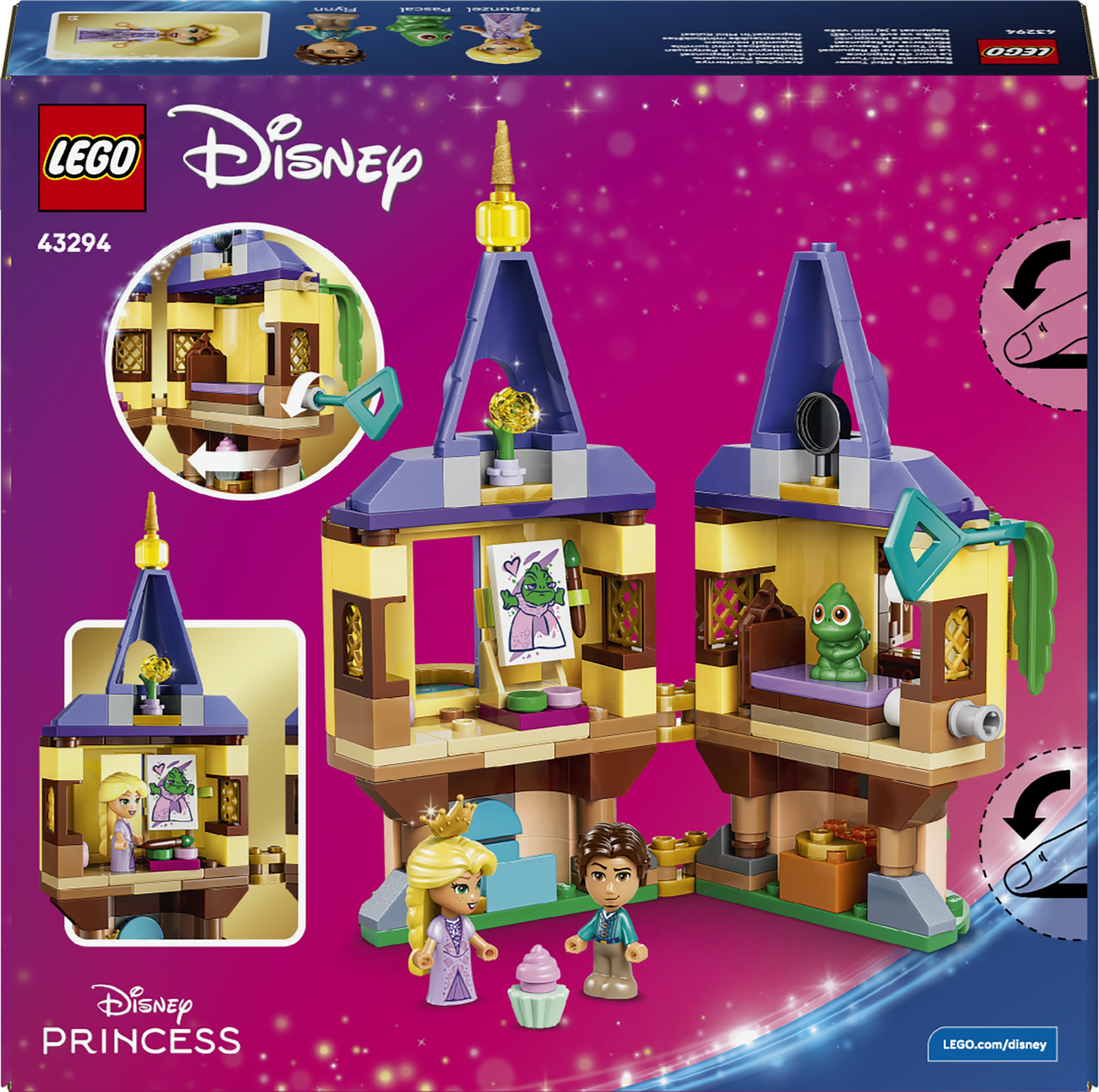 LEGO® Konstruktionsspielsteine »Rapunzels Mini-Turm (43294), LEGO Disney Princess« Made in Europe