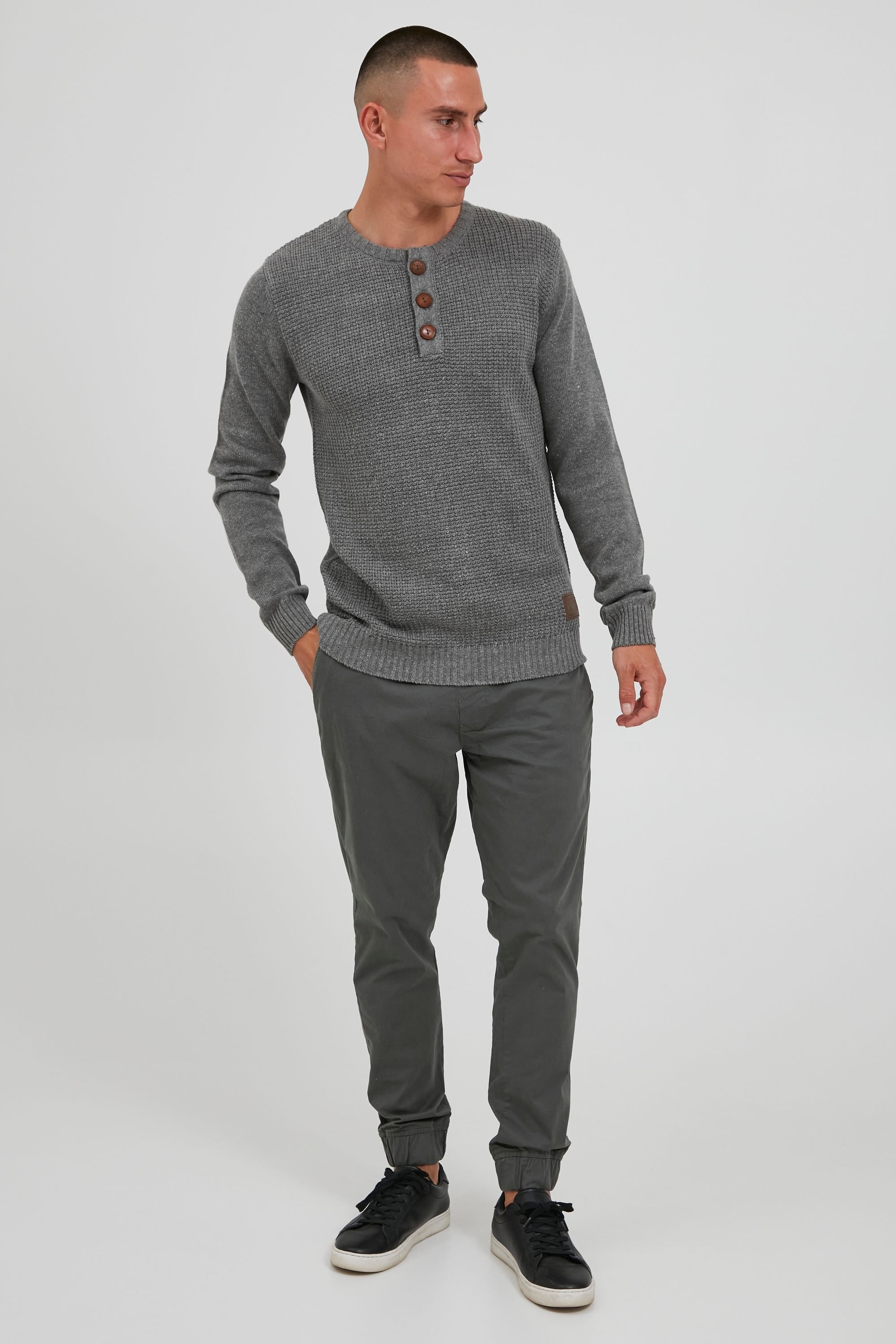 Solid Strickfleece-Pullover "Strickpullover SDTerrance" günstig online kaufen