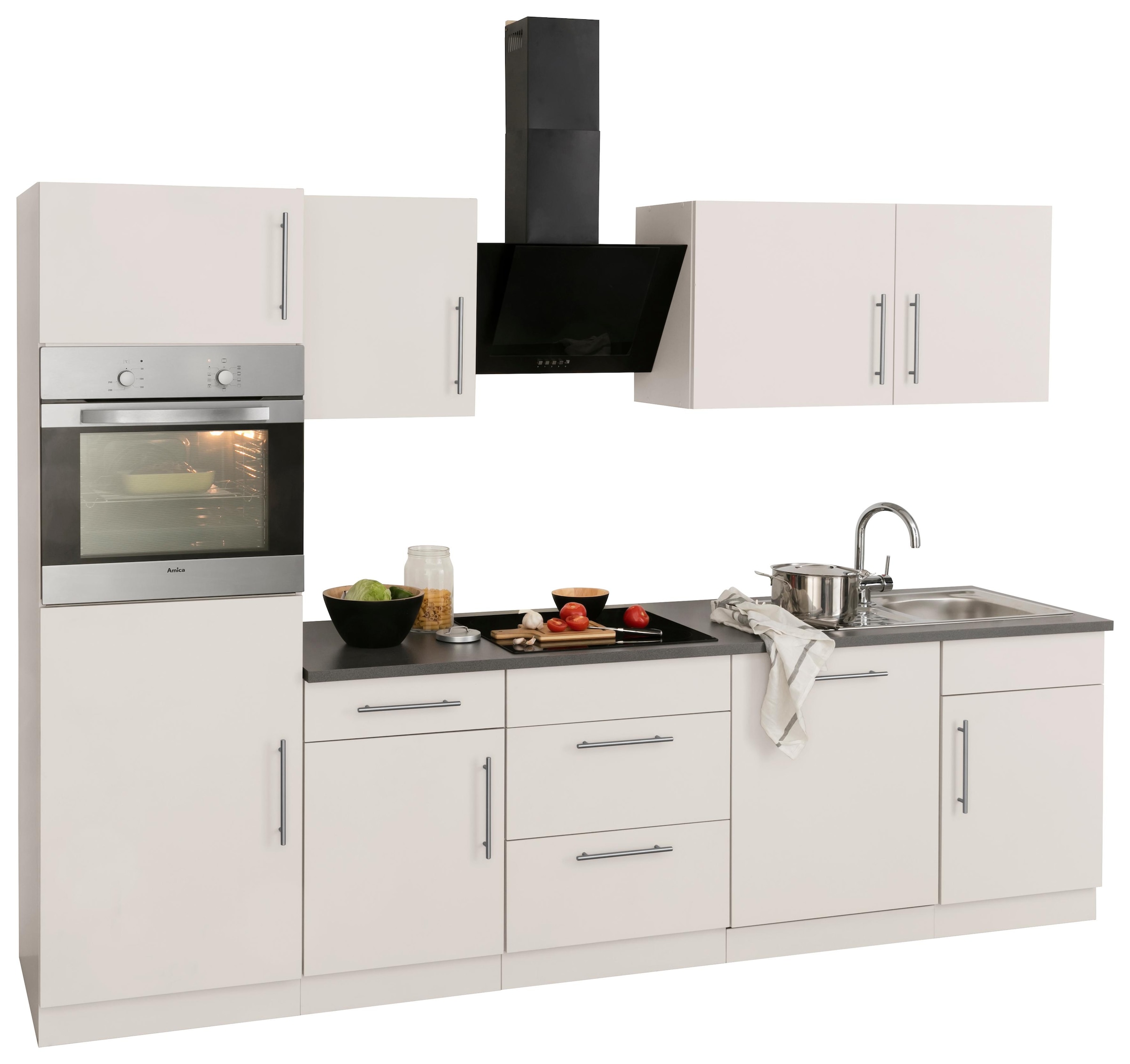 wiho Küchen Küchenzeile »Cali«, E-Geräte, 280 kaufen ohne cm | Breite BAUR
