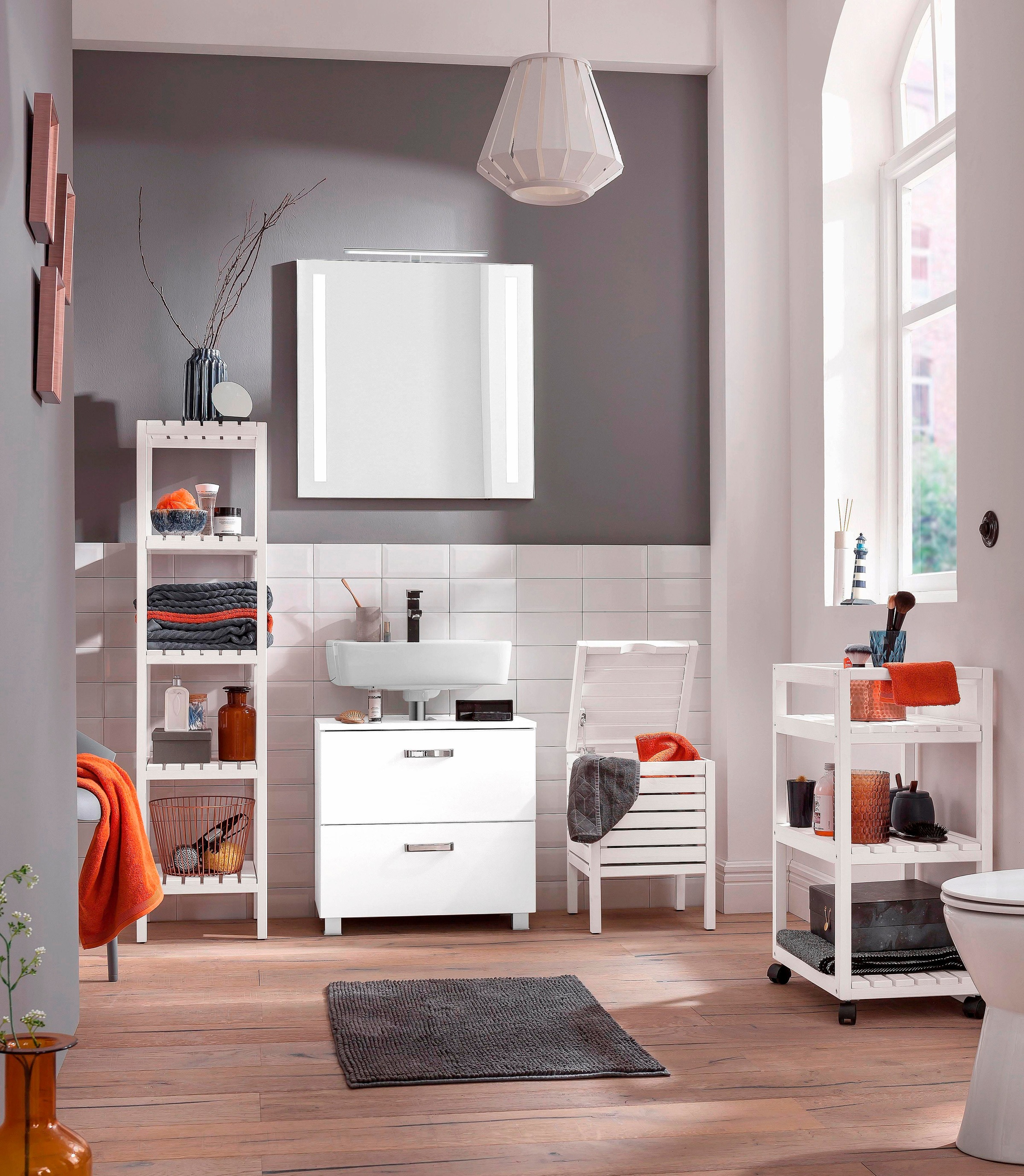 welltime "Ravenna" Breite 70 cm, Türen mit Anschlagdämpfern günstig online kaufen