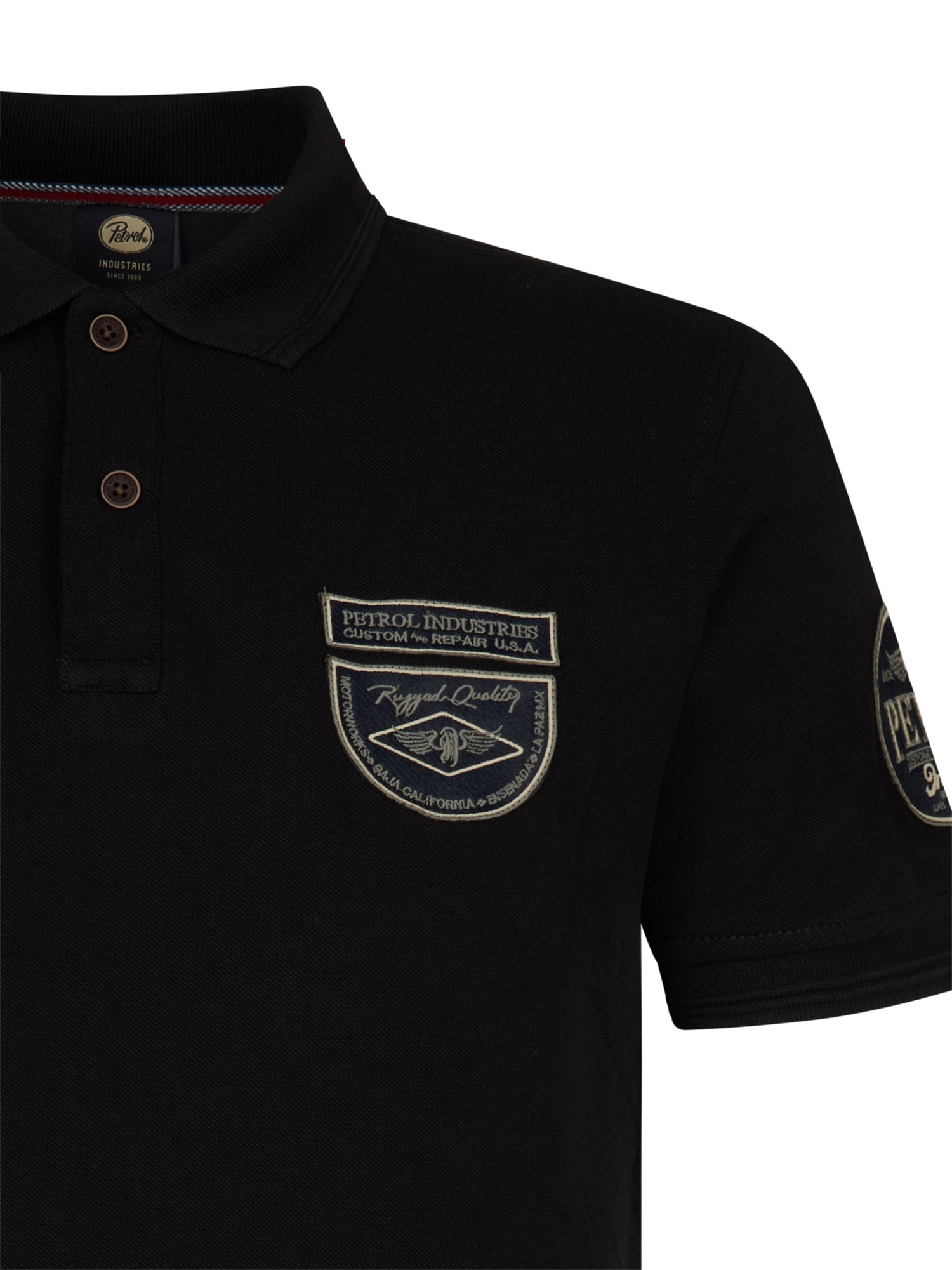 Petrol Industries Poloshirt »Men Polo Short Sleeve« mit Logo Stickereien
