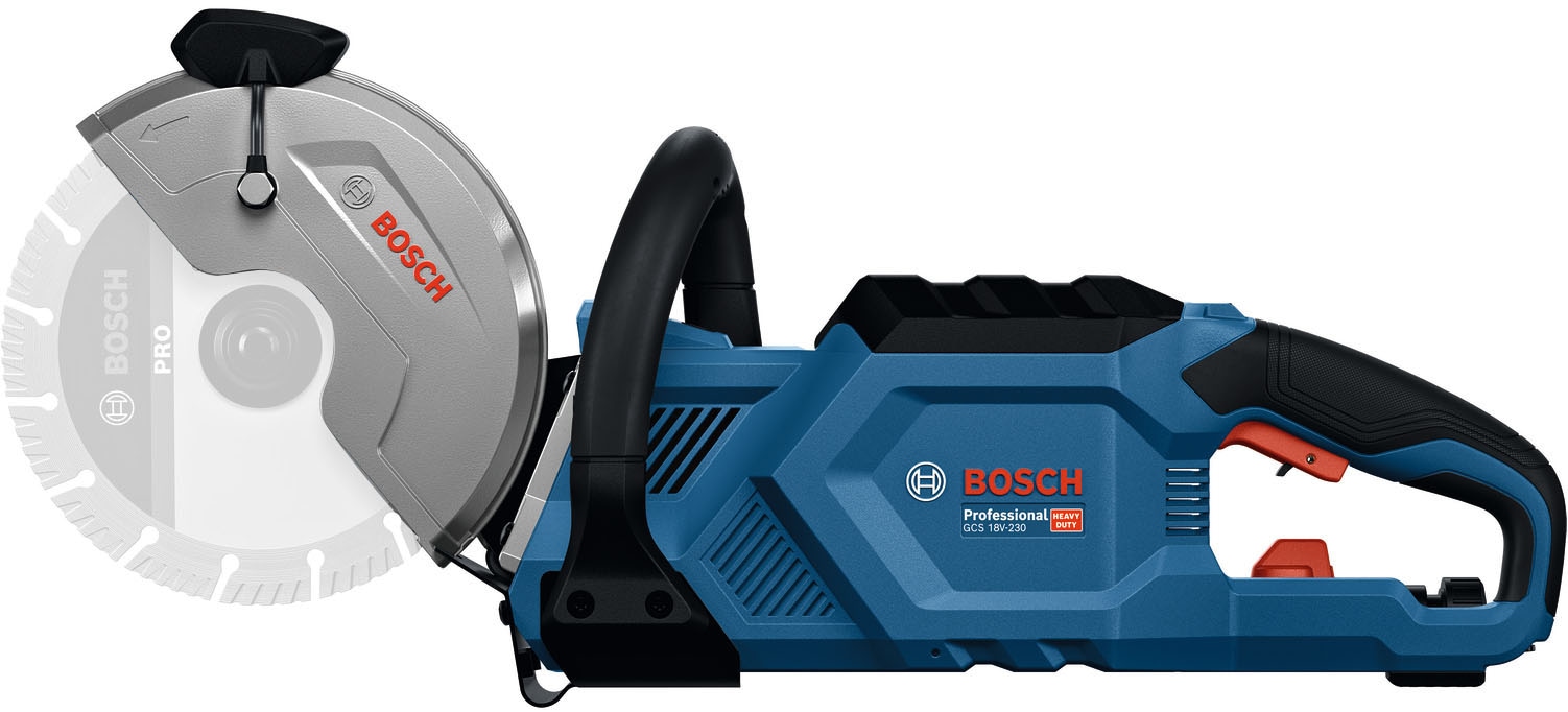 Bosch Professional Trennsäge »»GCS 18V-230 Professional««, (zum schnellen Trennen von Metall oder Beton), ohne Sägeblatt, ohne Akku, ohne Ladegerät