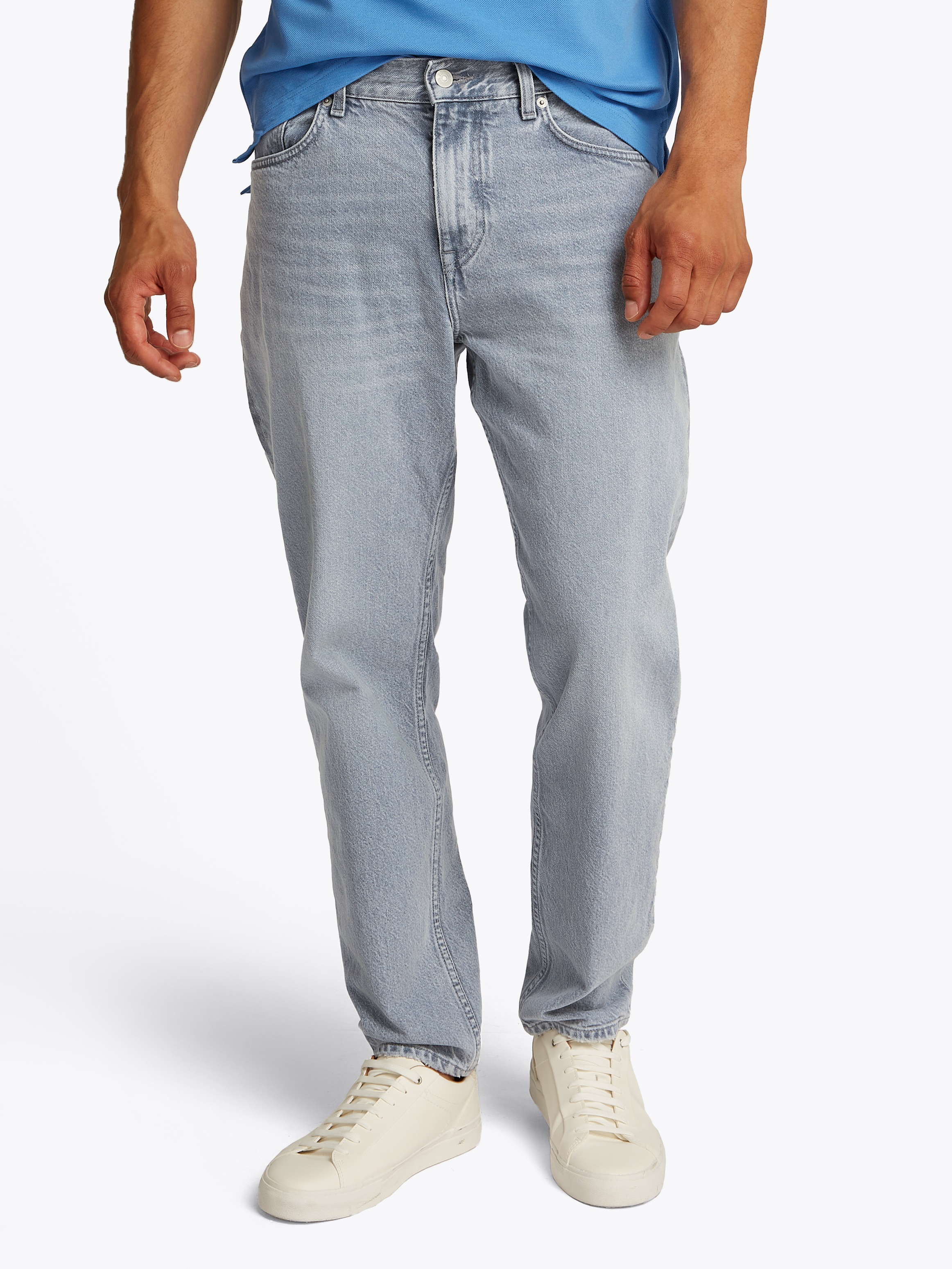 Tommy Hilfiger Tapered-fit-Jeans "TAPERED HARLEM STR TREVOR GREY", in graue günstig online kaufen