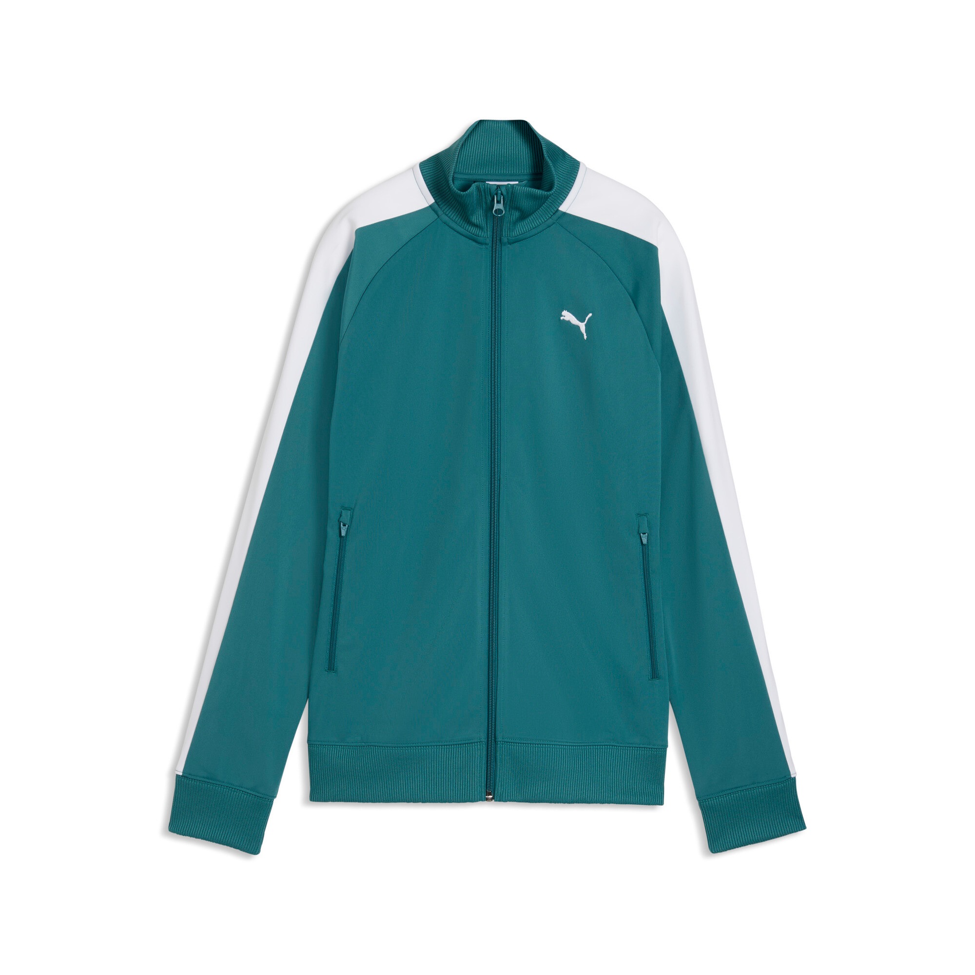 PUMA Trainingsjacke "T7 FOUNDATION POLY TRACK JACKET" ohne Kapuze mit Stehk günstig online kaufen