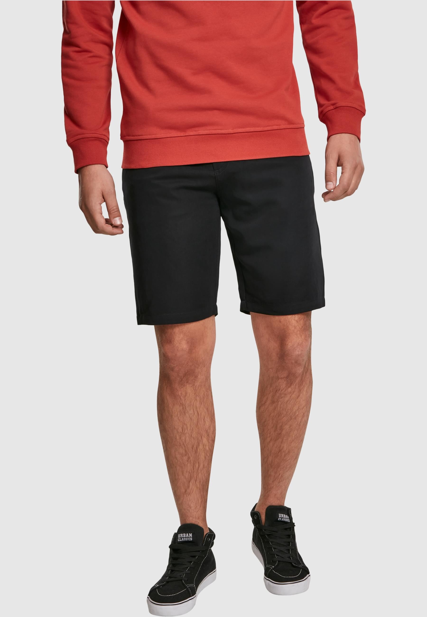 URBAN CLASSICS Stoffhose »Urban Classics Herren Viscose Twill Shorts«, (1 tlg.)