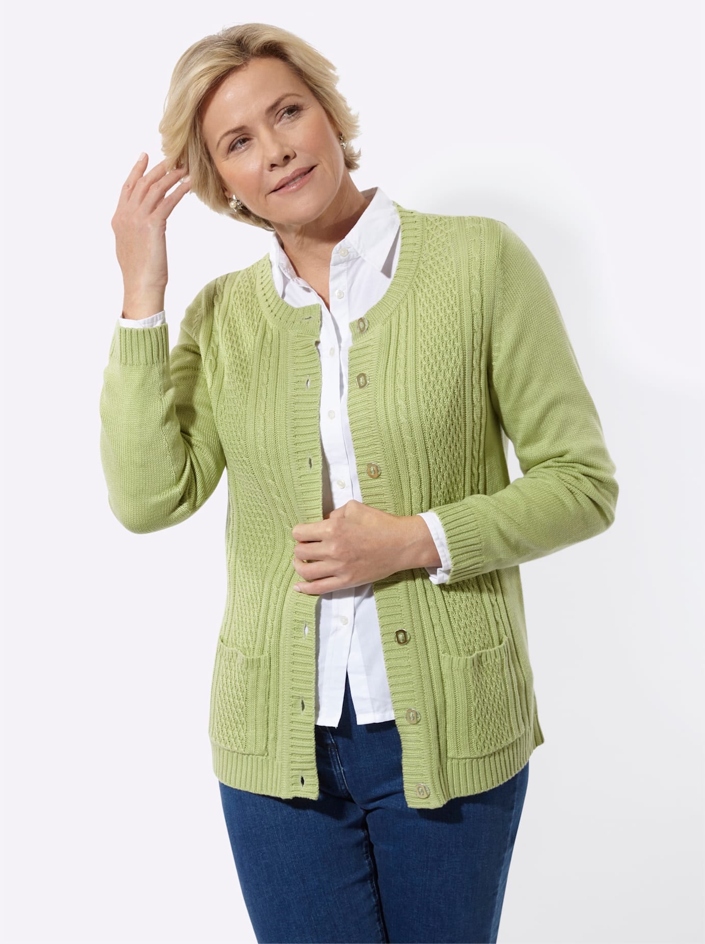 Classic Basics Strickjacke