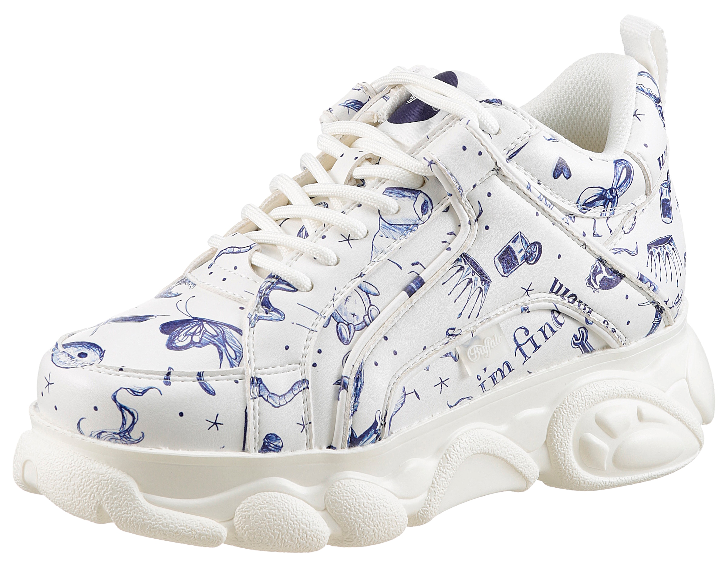 Buffalo Plateausneaker "CLD CORIN BUTTERFLY", Chunky Sneaker, Schnürschuh, günstig online kaufen