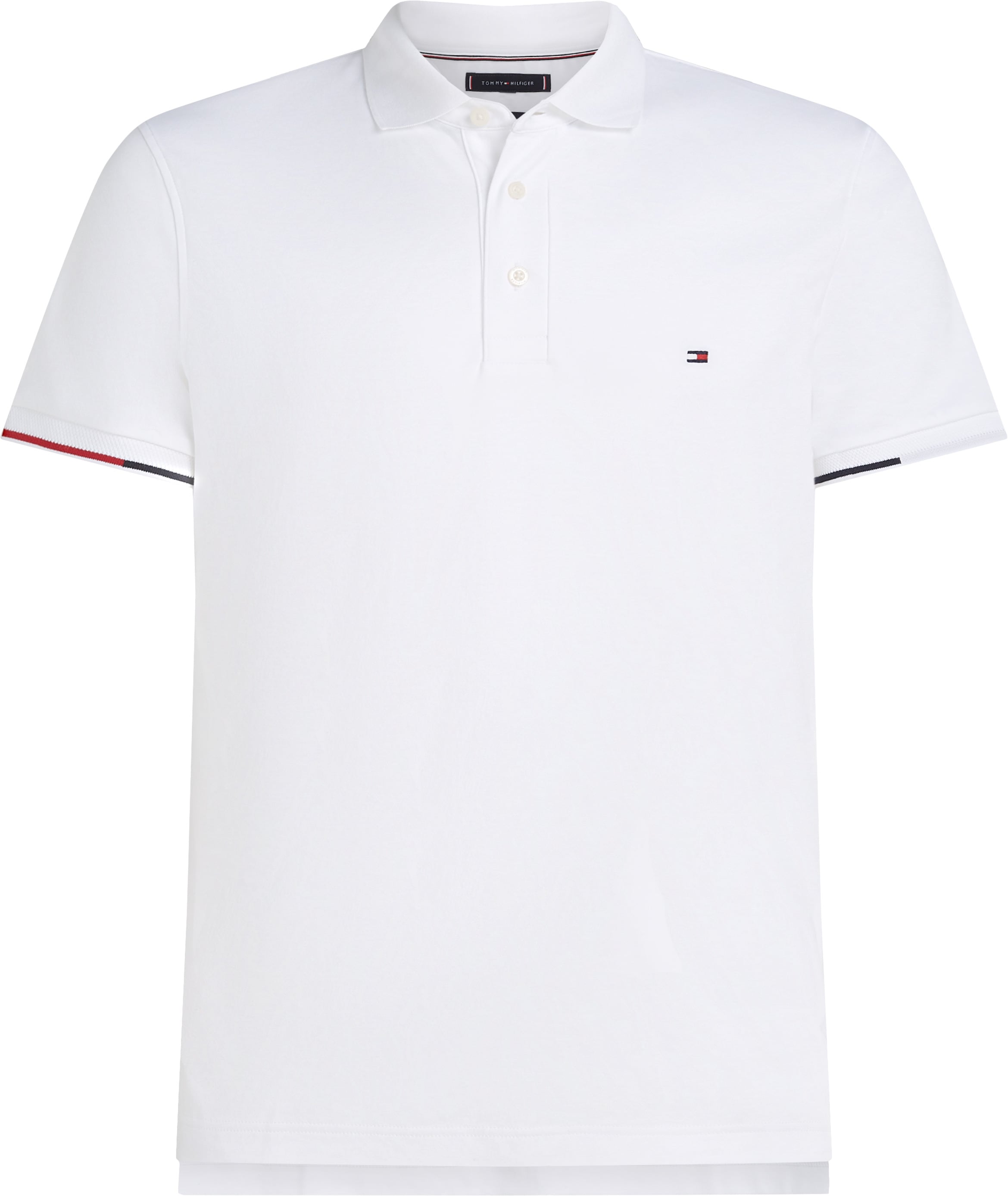 Tommy Hilfiger Big & Tall Poloshirt »BT-INTERLOCK FLAGCUFF SLIM FIT-B«, Große Größen