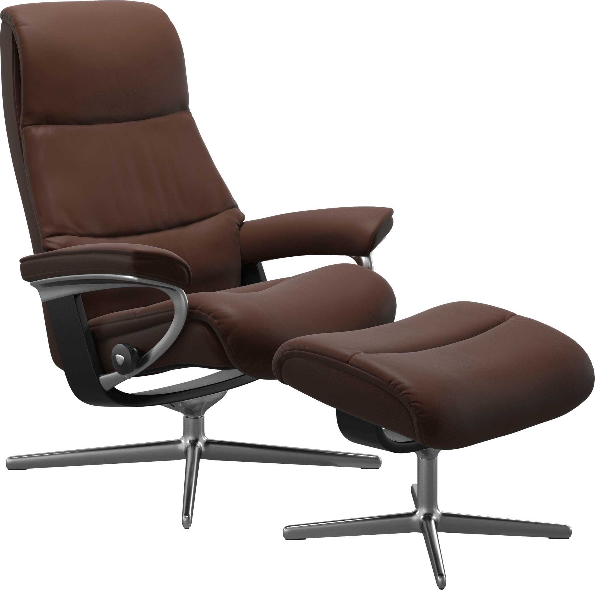 Stressless Relaxsessel "View" mit Cross Base, Größe S, M & L, Holzakzent Sc günstig online kaufen