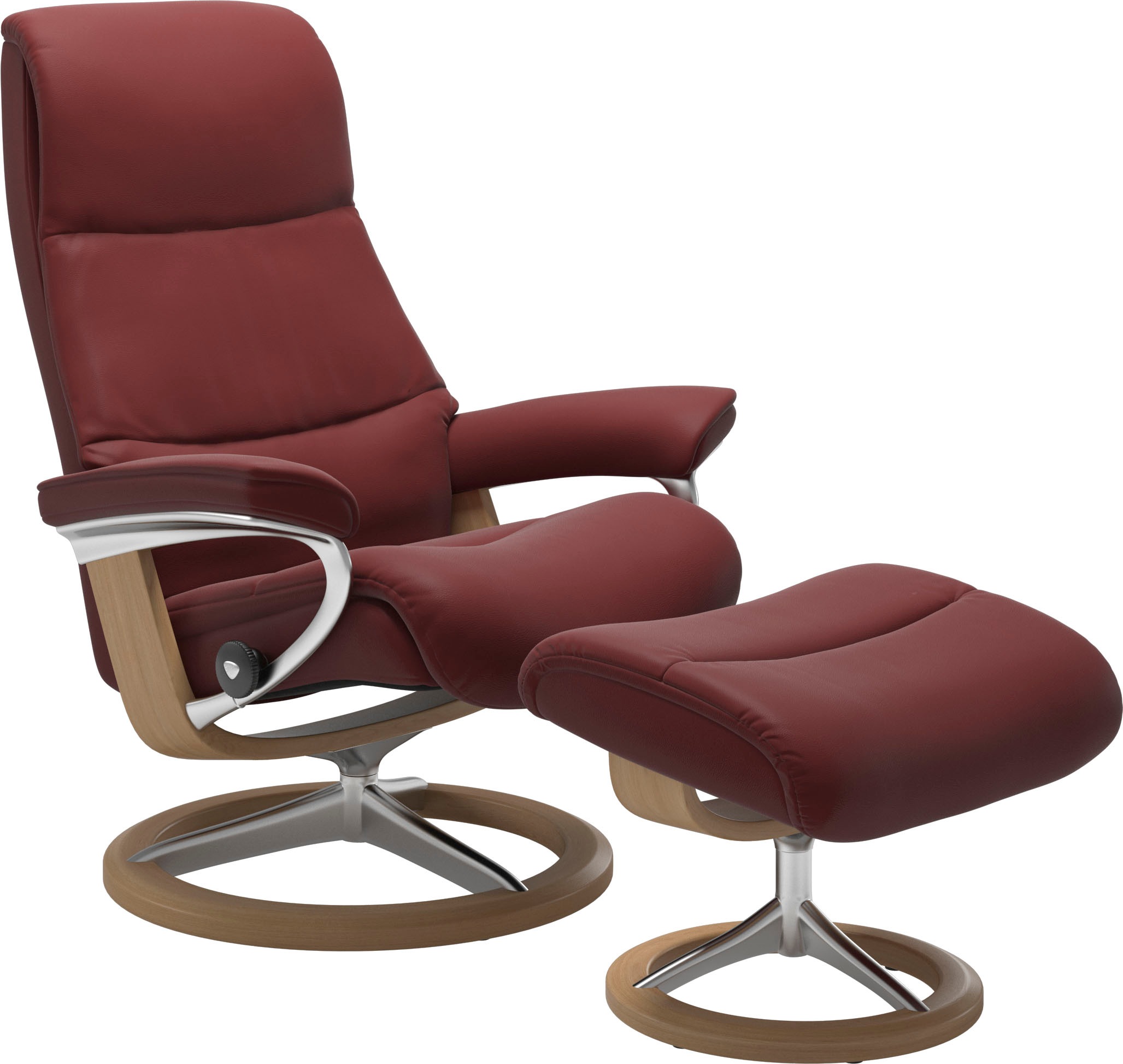 Stressless Fußhocker "View", mit Signature Base,Gestell Eiche