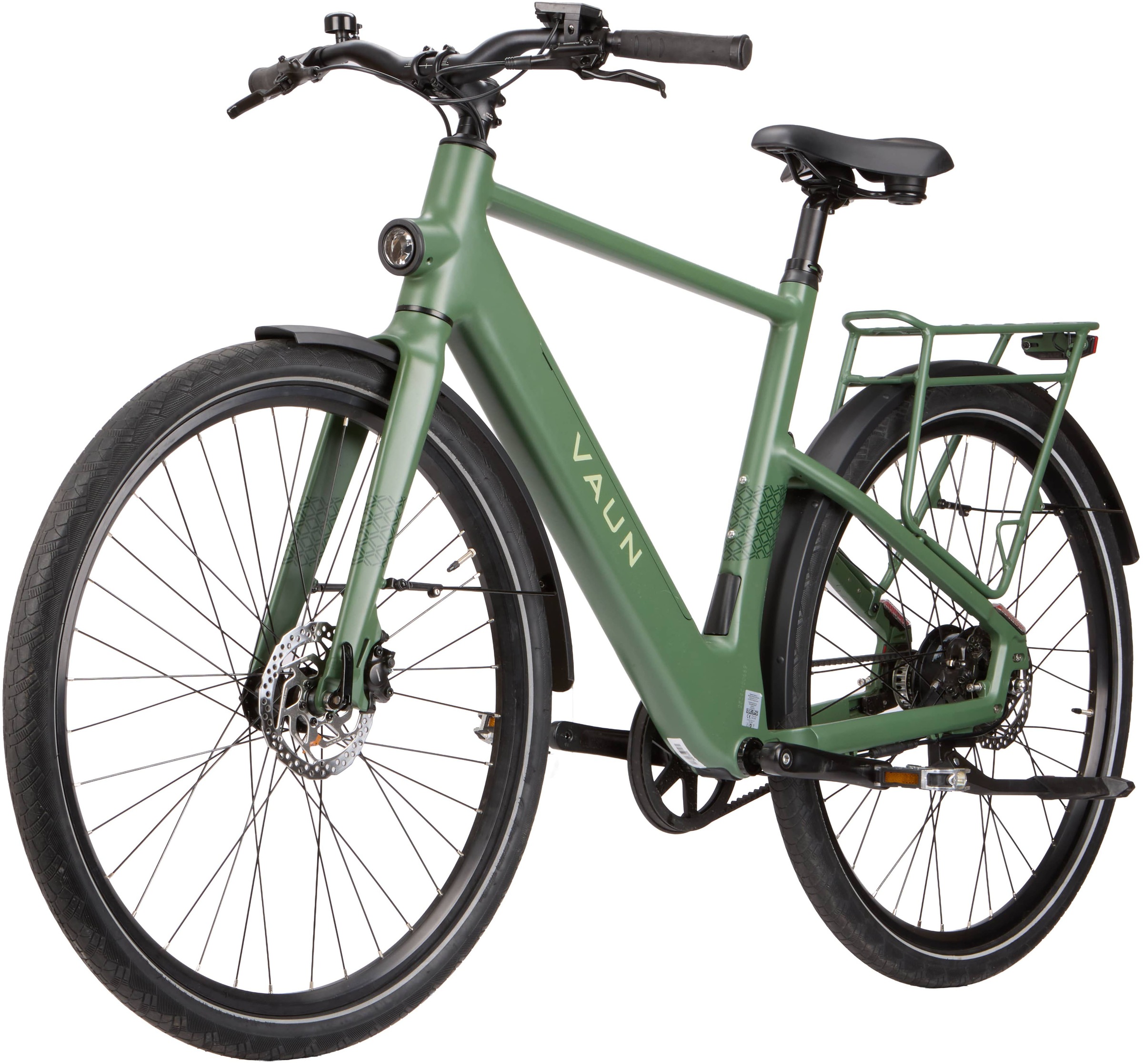 Vaun »VAUN SKYLINE Diamant-Cityrad Bikes« 8 Gang Shimano Nexus 8-Gang Schaltwerk Nabenschaltung Mittelmotor 250 W (mit integr. Akku), Elektrofahrrad für Alltag und Einkauf