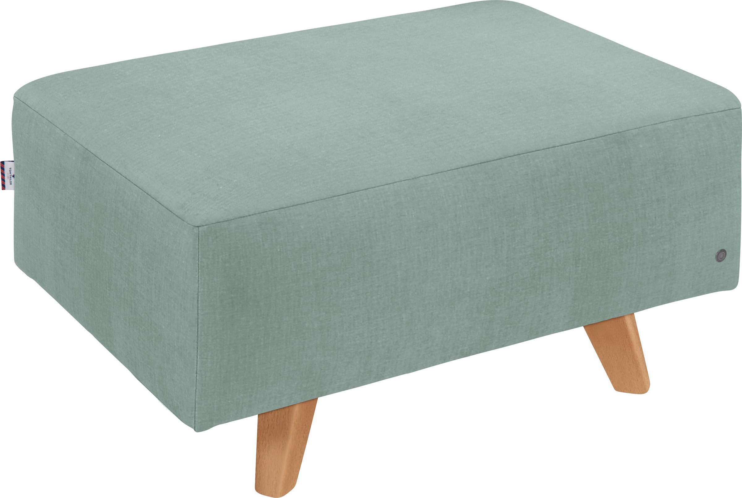 TOM TAILOR HOME Hocker "NORDIC PURE", Breite 85 cm, Füße Buche natur