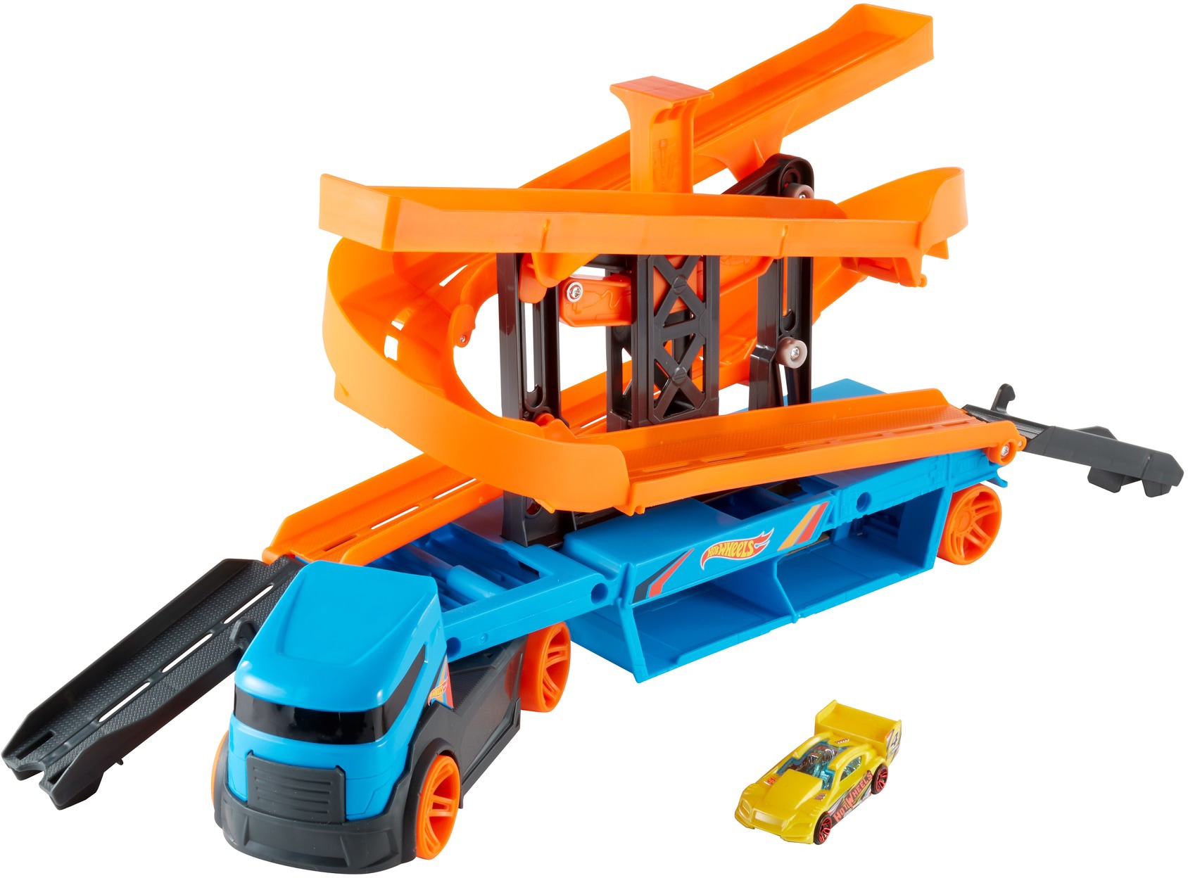 1 »Mega Hot Action | Wheels Spielzeug-Transporter Spielauto BAUR Transporter«, inkl.