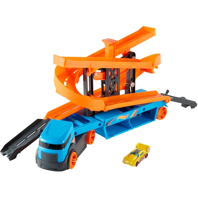Hot Wheels Spielzeug-Transporter »Mega Action Transporter«, inkl. 1  Spielauto | BAUR