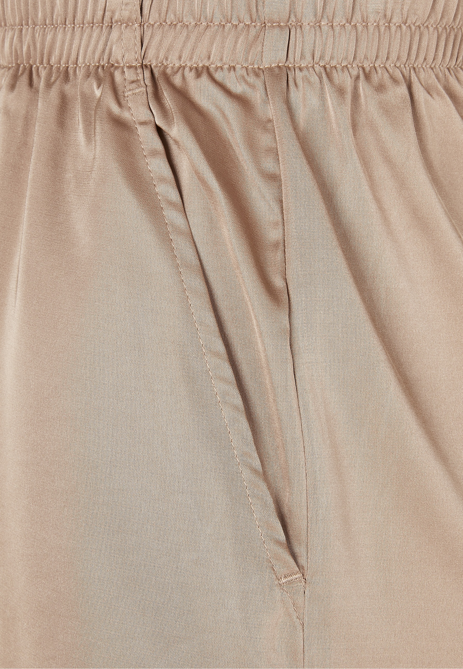 URBAN CLASSICS Stoffhose »Urban Classics Damen Ladies Satin Wide Leg Pants«