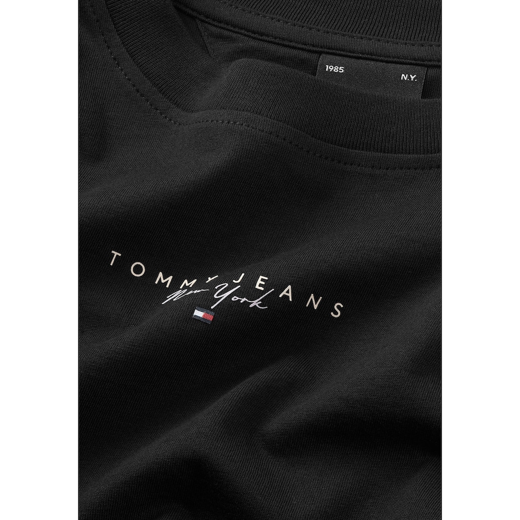 Tommy Jeans Rundhalsshirt »TJW REG ESSENTIAL LOGO + TEE EXT«, mit Tommy Jeans Logo-Schriftzug