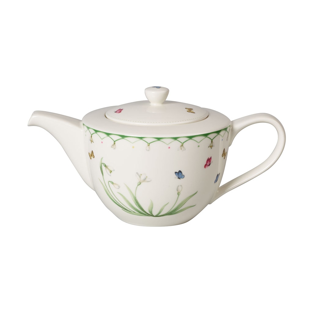 VILLEROY & BOCH Teekanne "Teekanne Colourful Spring 1,3 l bunt", bunt, Kannen