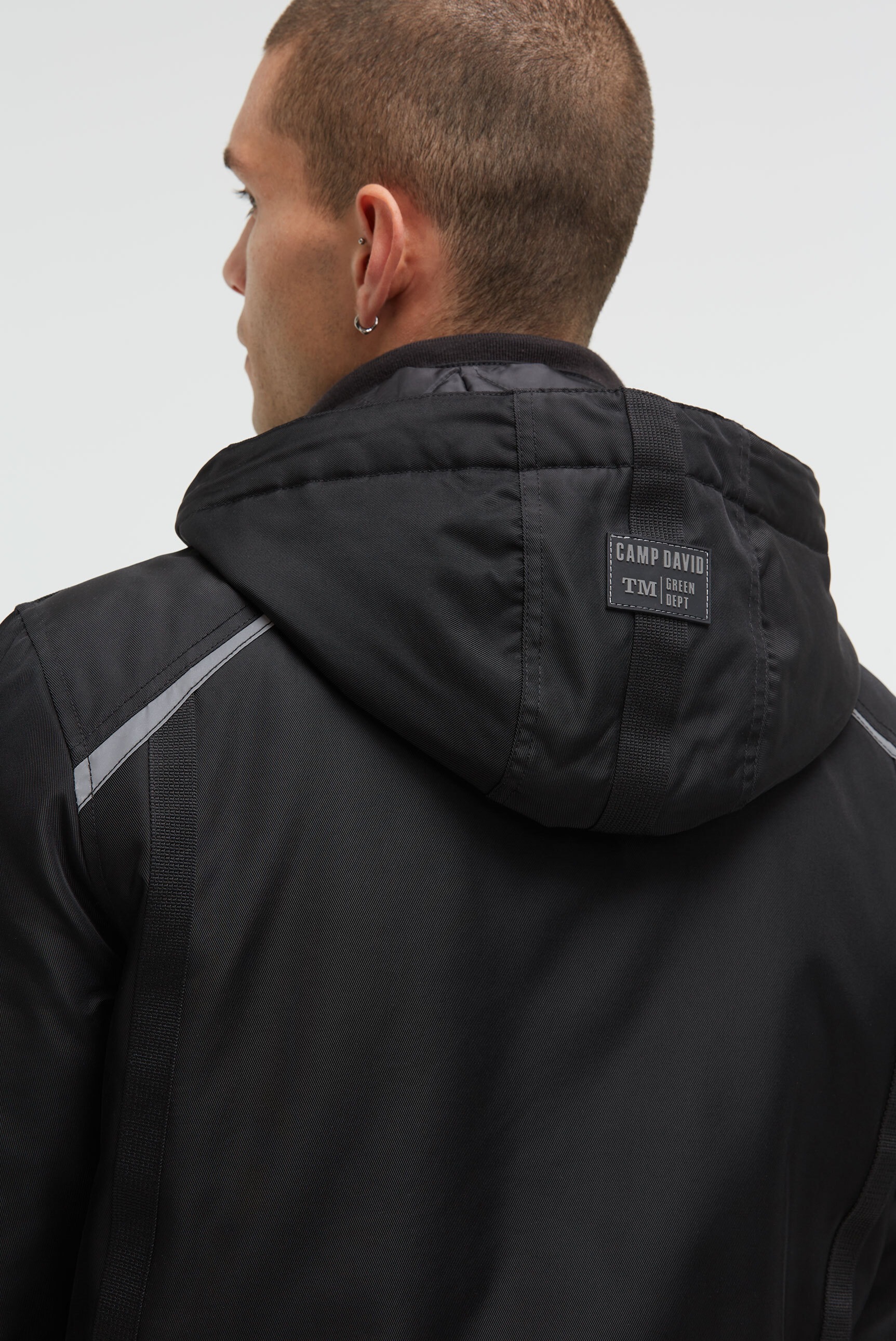 CAMP DAVID Outdoorjacke, mit Kapuze, mit abtrennbarer Kapuze