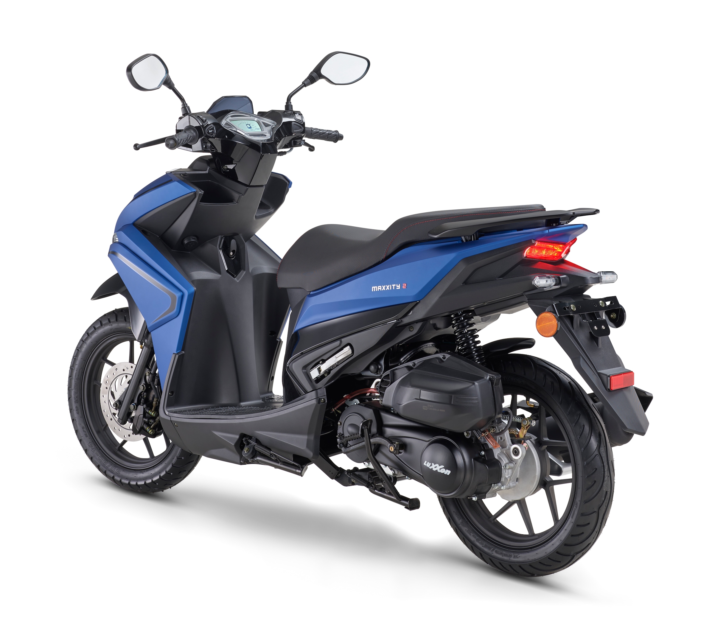 Luxxon Motorroller »MaXXity 2 125, E5+, grau« 125 cm³ 85 km/h Euro 5+ 8,2 USB zum Laden externer Geräte (5V)