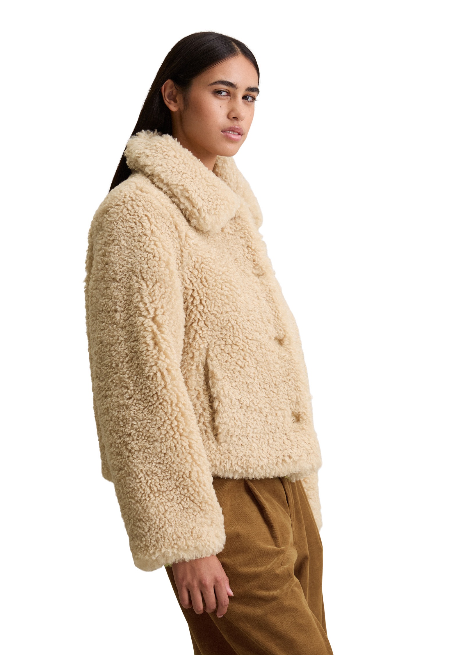 Marc O'Polo DENIM Outdoorjacke »aus weichem Curly-Plüsch«