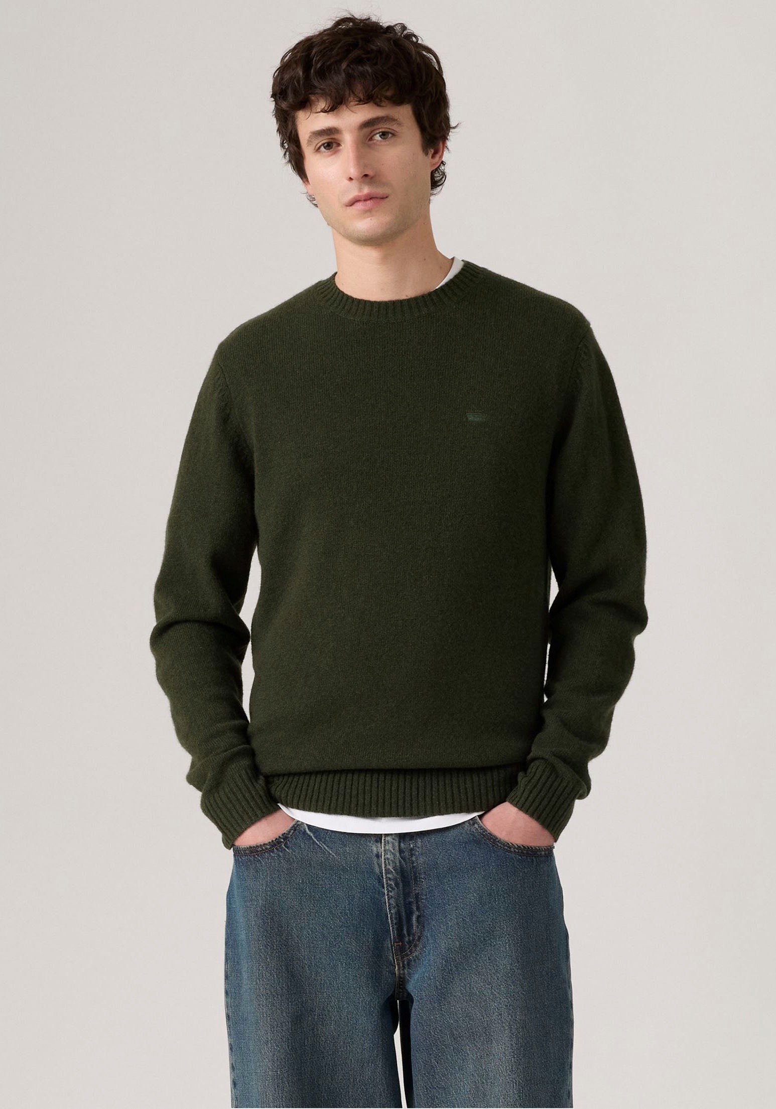 Levi's® Wollpullover »ORIGINAL HM SWEATER«, in klassischer Rundhalsform