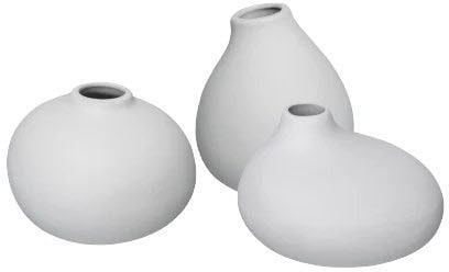 BLOMUS Dekovase "NONA, aus Porzellan, unglasiert" Vase in 3 unterschiedlich günstig online kaufen