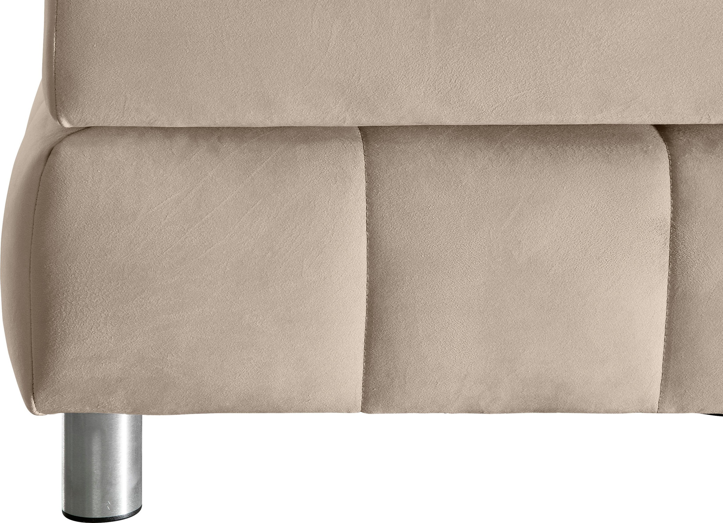 andas Boxspringbett »Salo XXL«, in Samtoptik oder Struktur, 6 Breiten in Überlänge 220cm, 4 Härtegrade