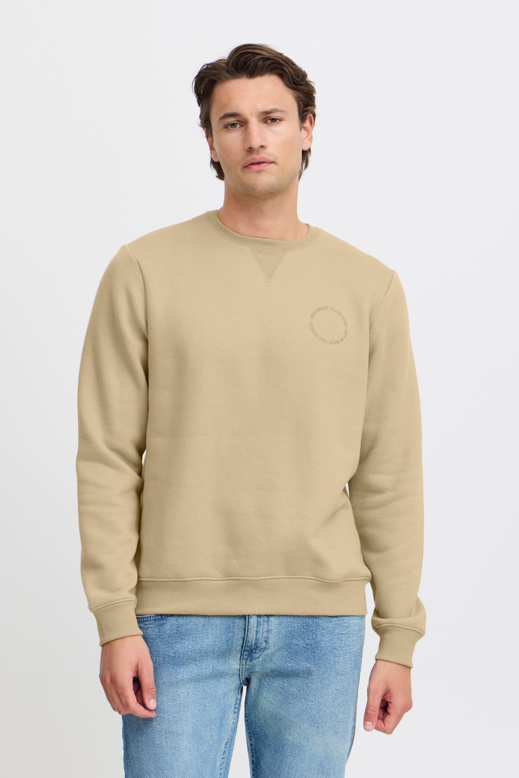 Blend Rundhalspullover »BHSweatshirt« Klassischer Sweatpullover mit Rundhalsausschnitt