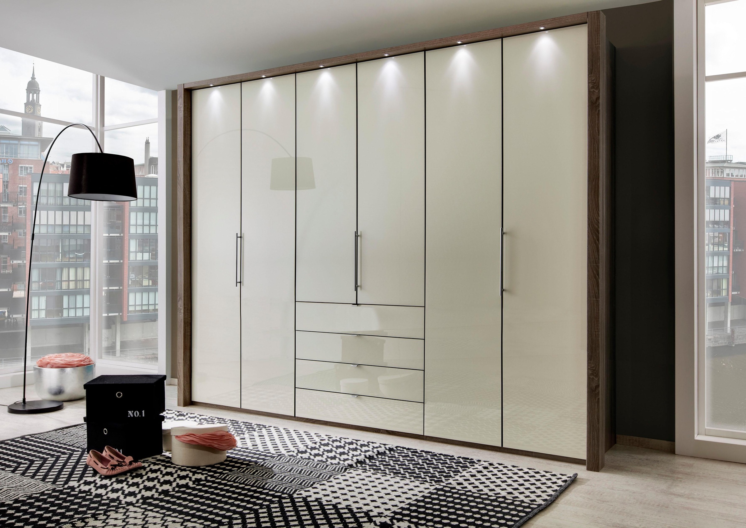 WIEMANN Kleiderschrank »Loft«, Glasfront