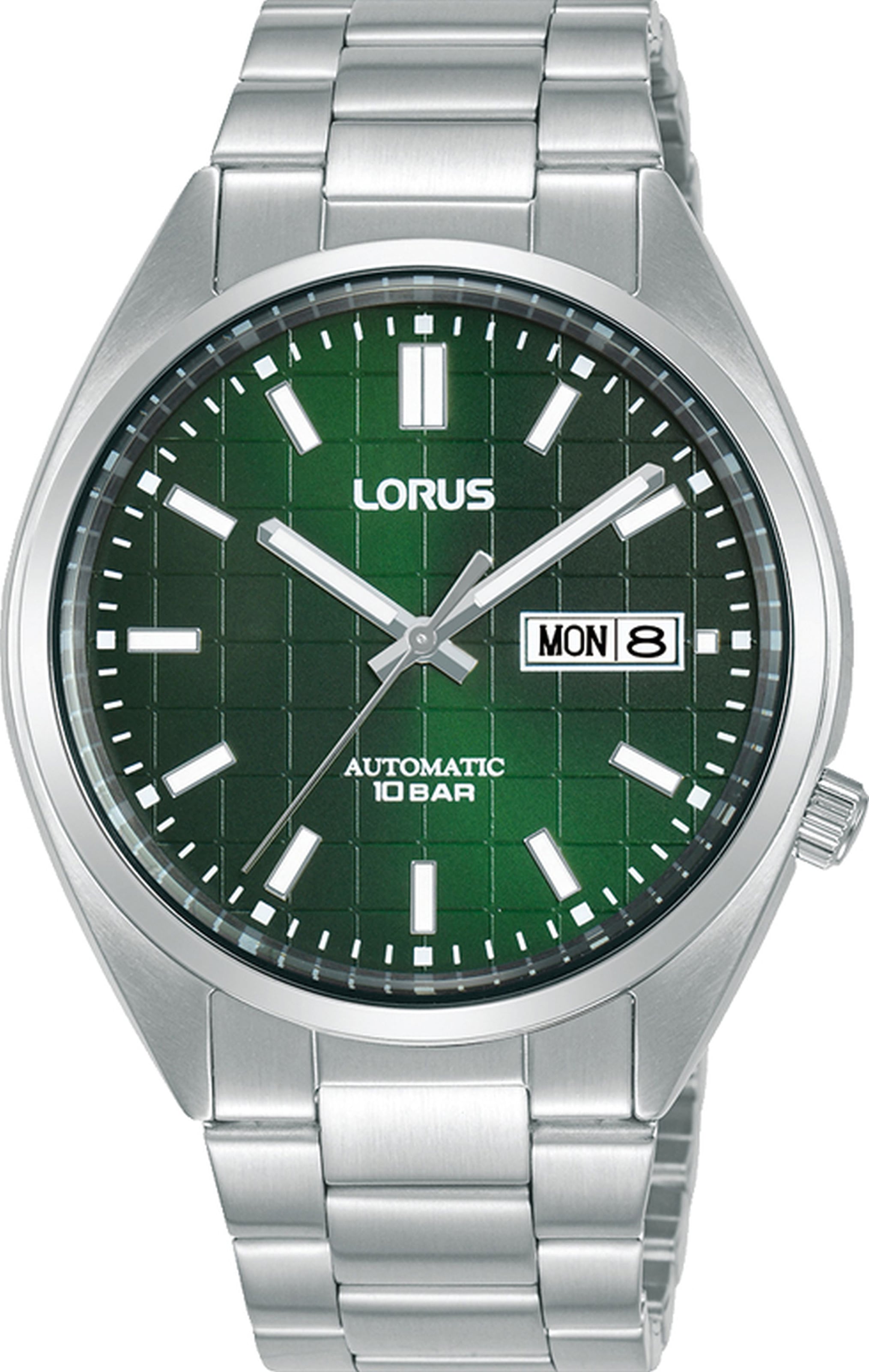 LORUS Automatikuhr »RL495AX9«, Armbanduhr, Herrenuhr, Damenuhr, Edelstahlarmband, Datum