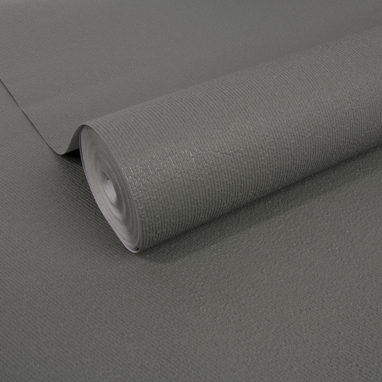 WOW Vliestapete, uni, Uni - Grau - 10m x 52cm