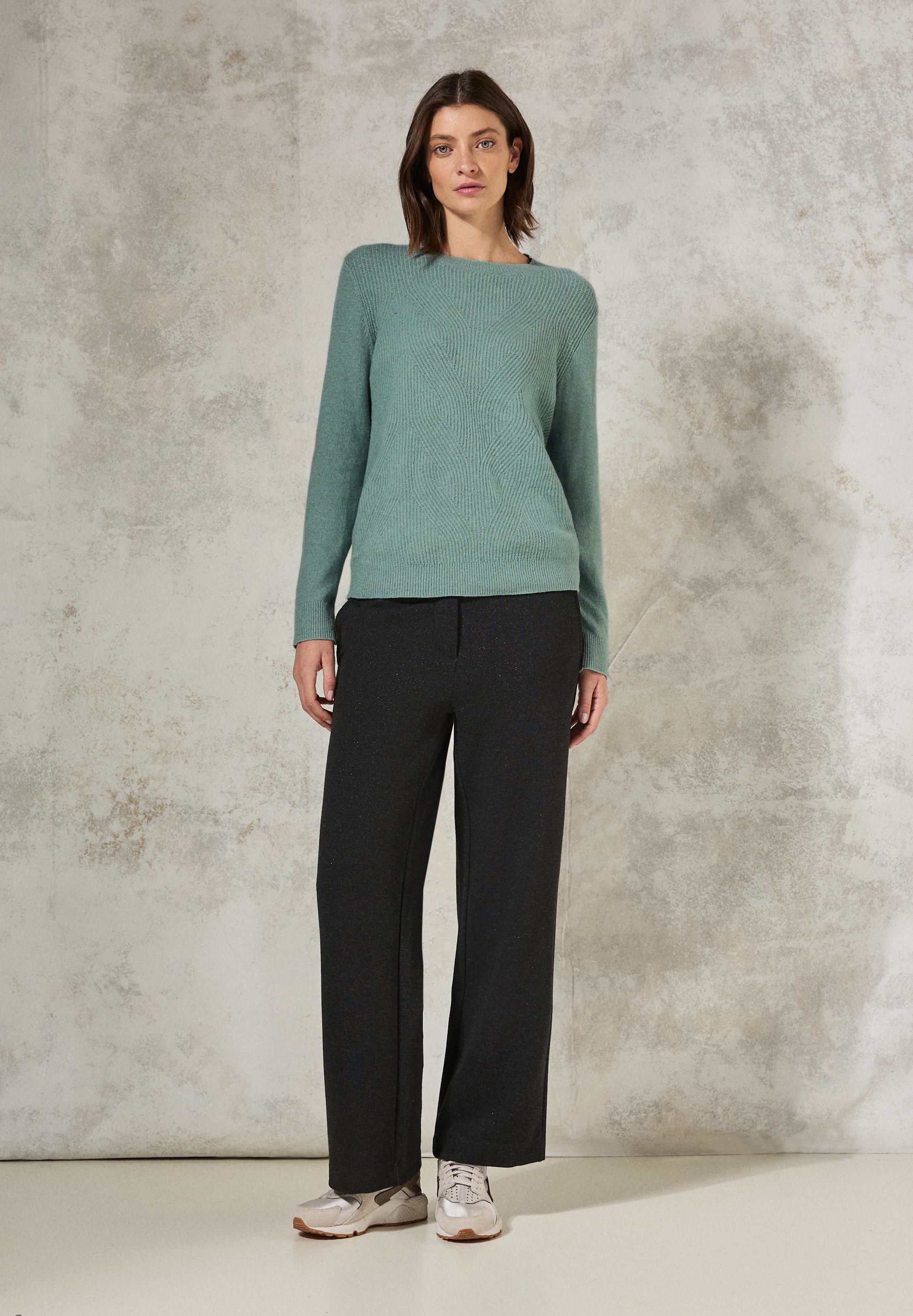 Cecil Strickpullover, aus Baumwolle mit Stretchanteil