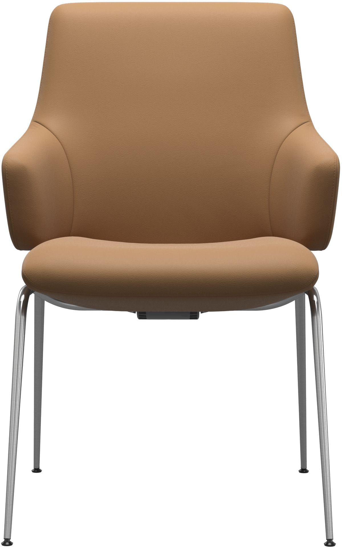 Stressless® Polsterstuhl »Laurel«, Leder PALOMA, Low Back mit Armlehne, Größe L, mit Beinen aus Stahl in Schwarz matt