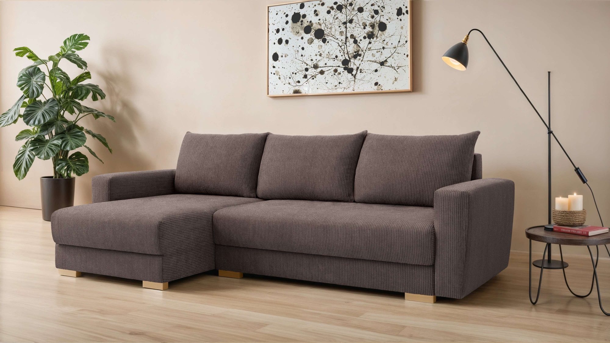 INOSIGN Ecksofa "MAGHERA universell Schlafsofa mit Bettkasten, Maße B/T/H: günstig online kaufen